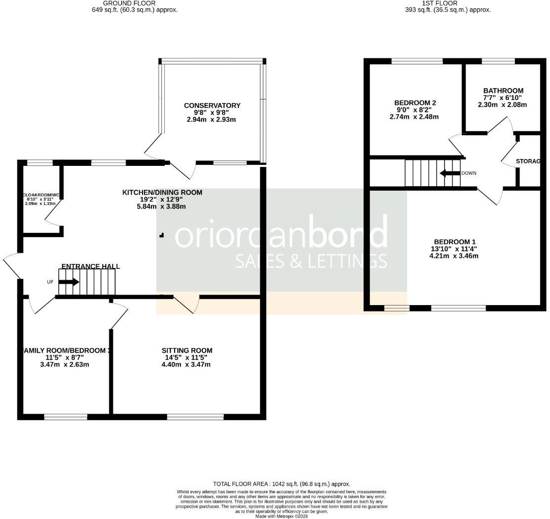 St. Peters Way, Cogenhoe, Northamptonshire NN7 floorplan