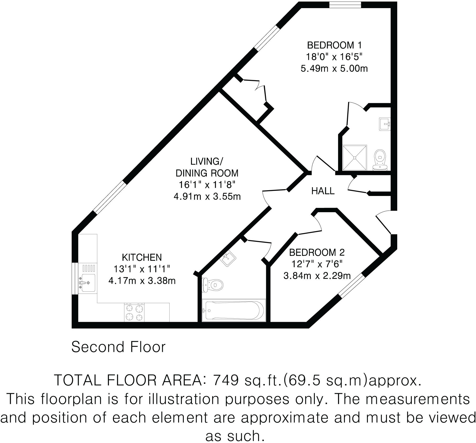 Chequers Field, Welwyn Garden City, Hertfordshire, AL7 floorplan