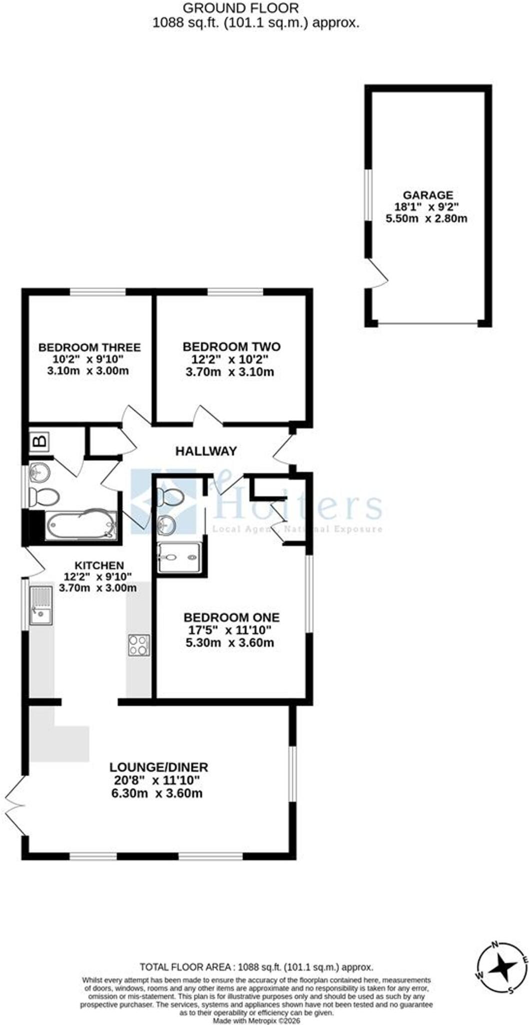 57, Seven Acres, Knighton, LD7 floorplan