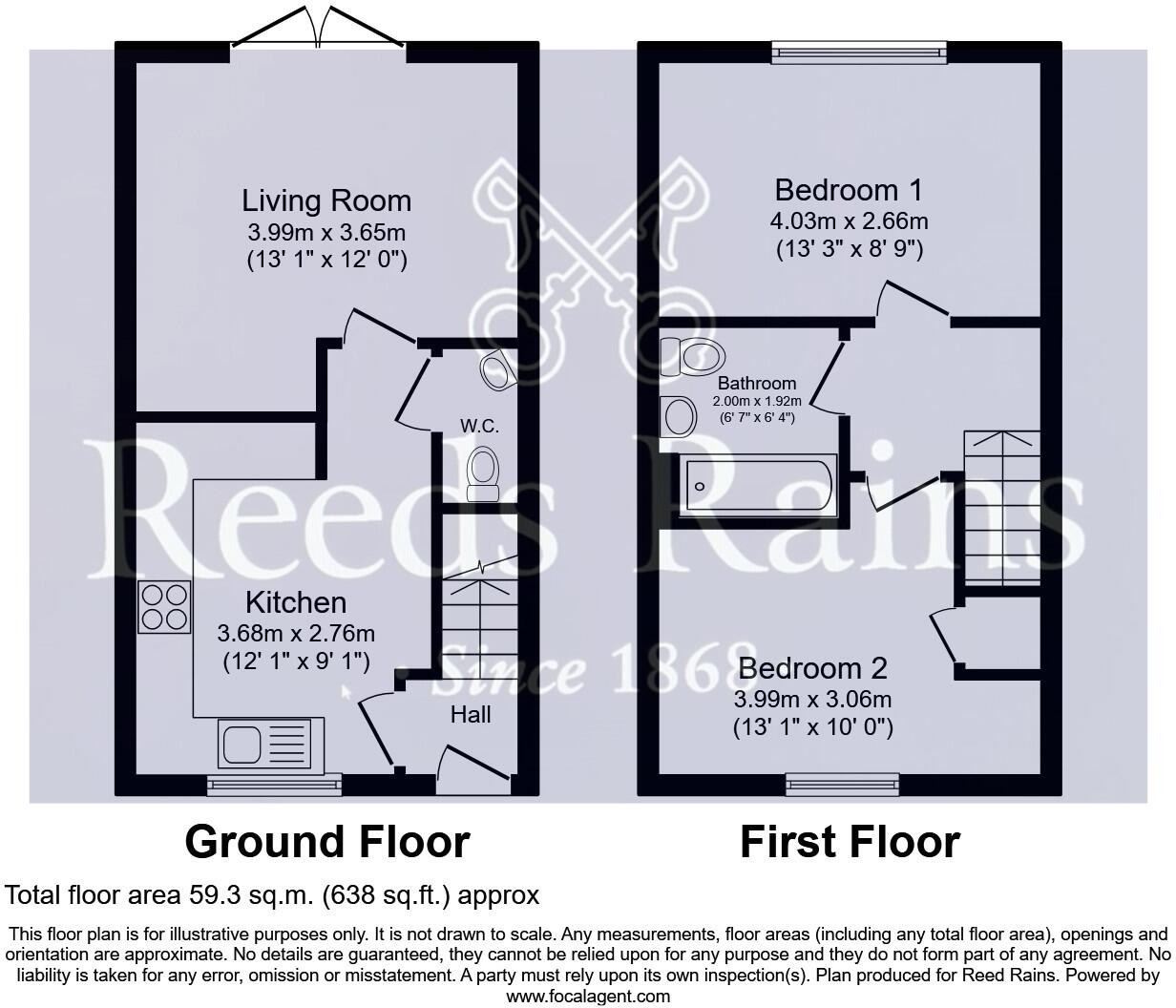 Spring Close, Kinsley, Pontefract, West Yorkshire, WF9 floorplan
