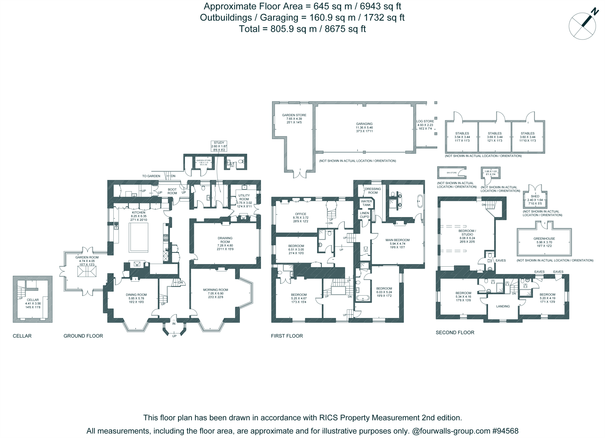 Vicarage Street, Painswick, Stroud, Gloucestershire, GL6 floorplan
