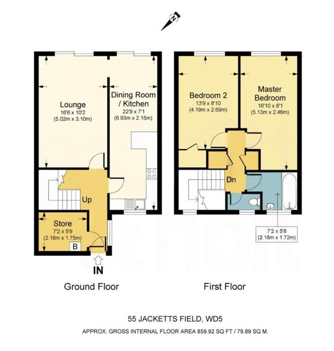 Jacketts Field, Abbots Langley floorplan