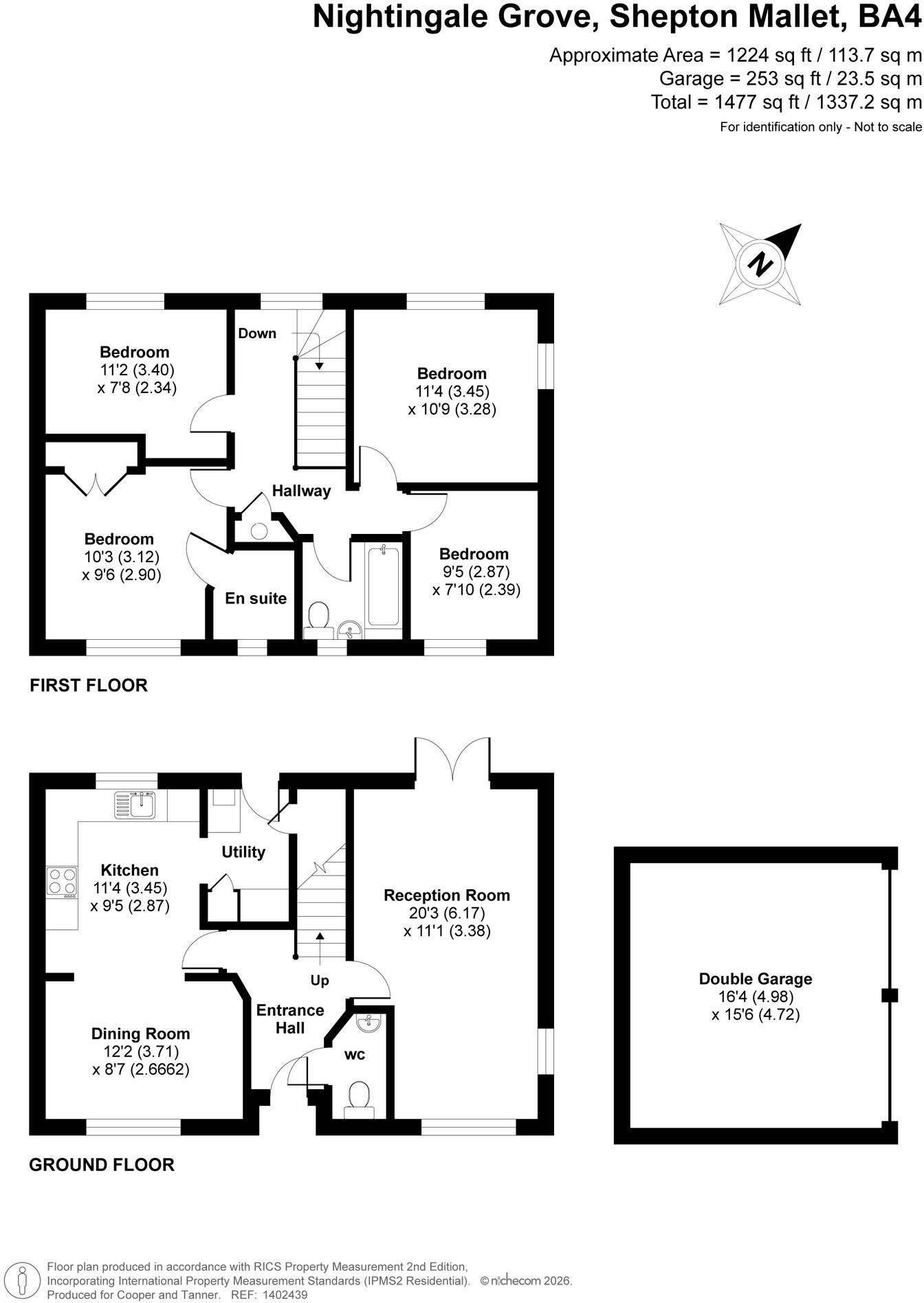 Nightingale Grove, Shepton Mallet, BA4 floorplan