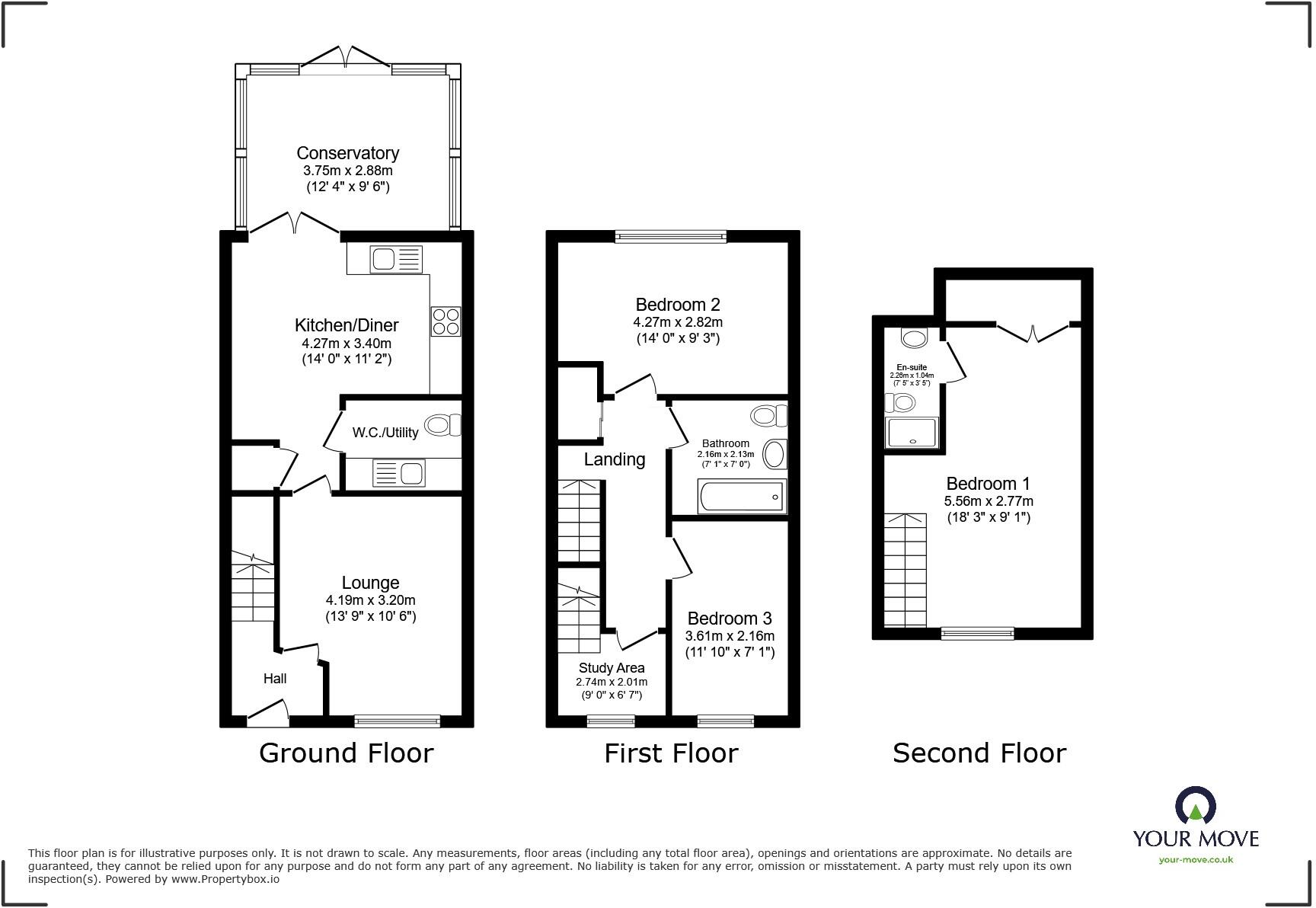 Sea View Avenue, Walmer, Deal, Kent, CT14 floorplan