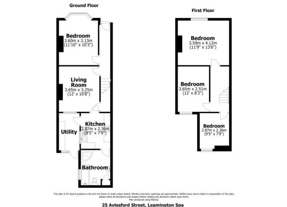 Aylesford Street, Leamington Spa floorplan