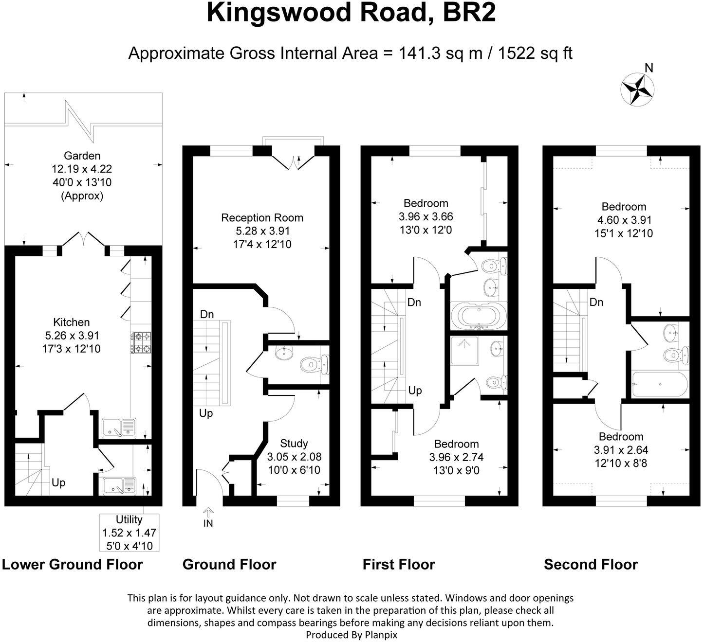 Kingswood Road, Bromley, BR2 0NJ floorplan