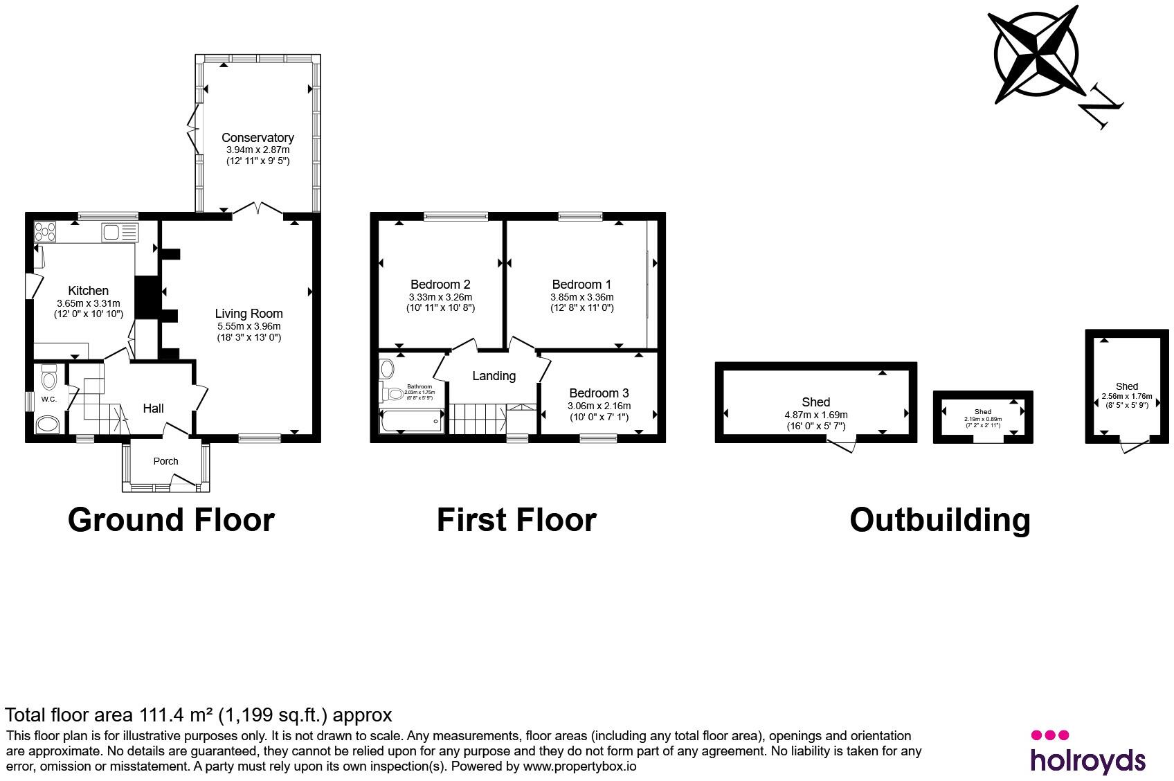 Primrose Bank, BINGLEY floorplan