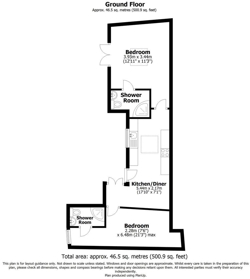 High Street - En suite Apartment - 26/27 floorplan