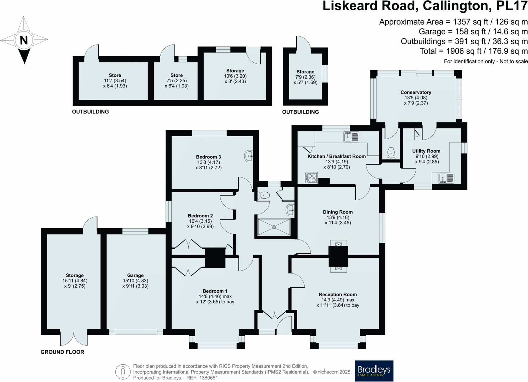 Liskeard Road, Callington, Cornwall floorplan