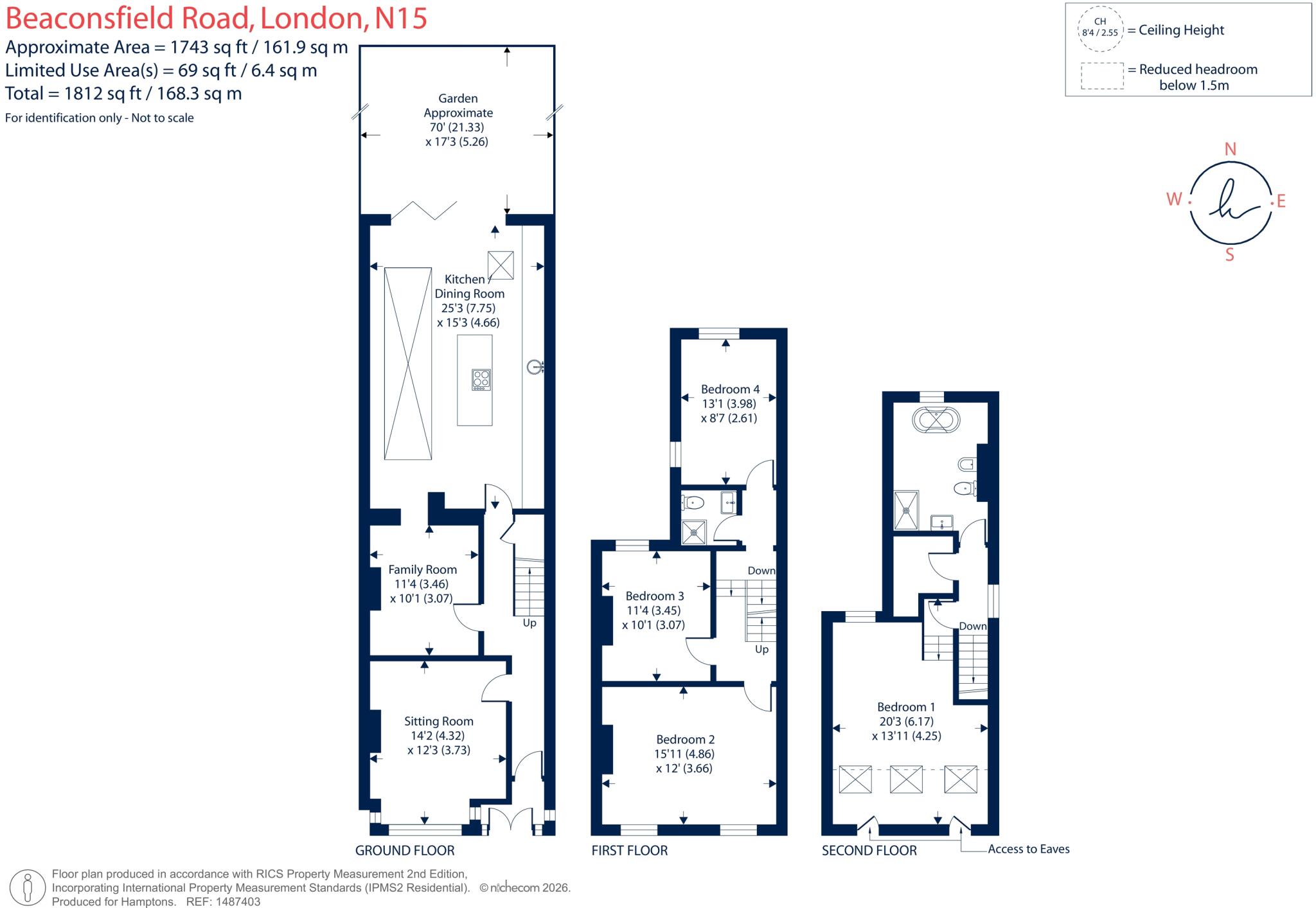Beaconsfield Road London N15 floorplan