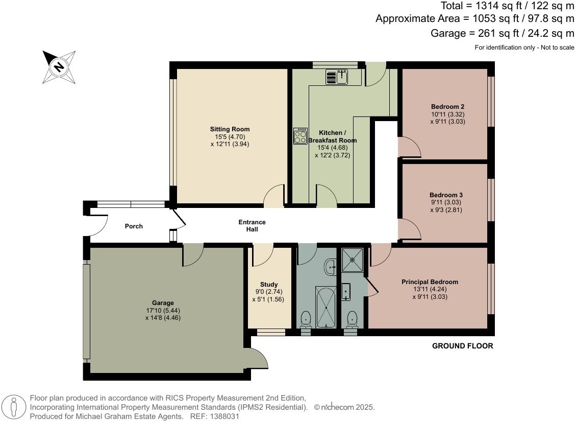 Irvine Drive, Stoke Mandeville, Aylesbury, Buckinghamshire, HP22 floorplan