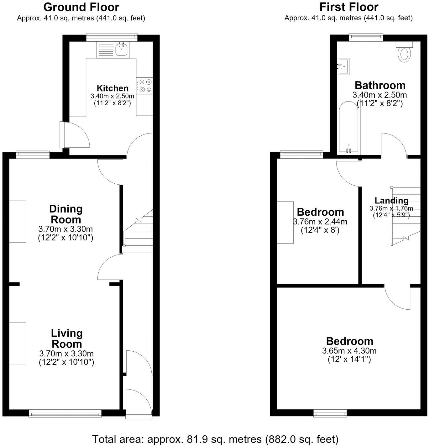Hazelbank Avenue, Manchester, M20 floorplan