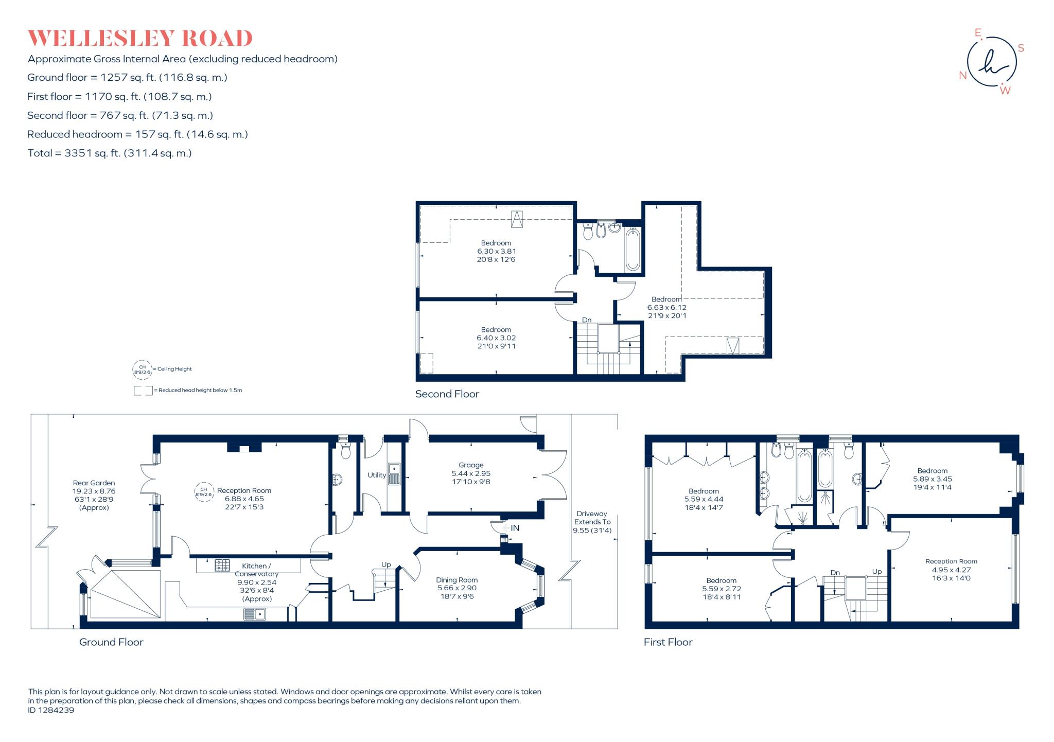 Wellesley Road, Twickenham, TW2 floorplan