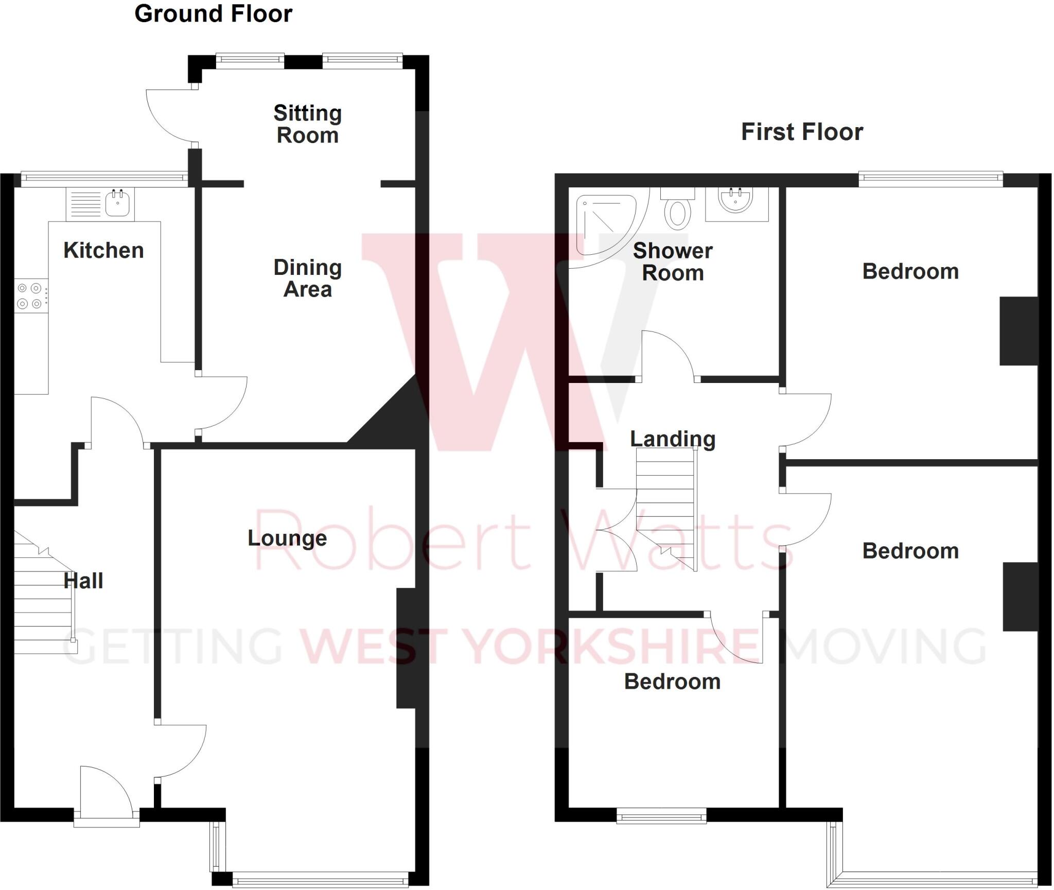 Larch Hill Crescent, Odsal, Bradford, BD6 floorplan