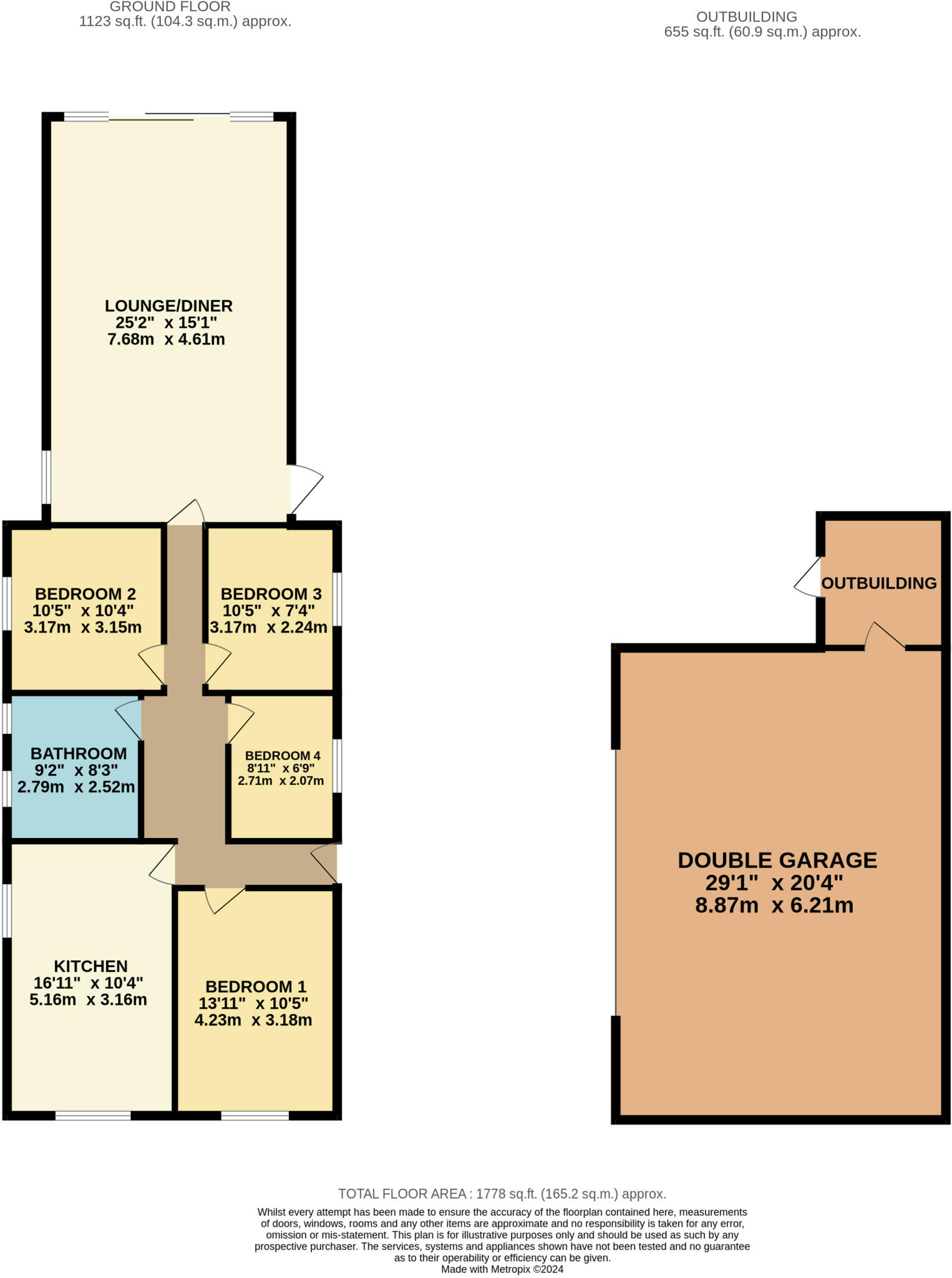 Cherry Lane, Wootton, North Lincolnshire, DN39 floorplan