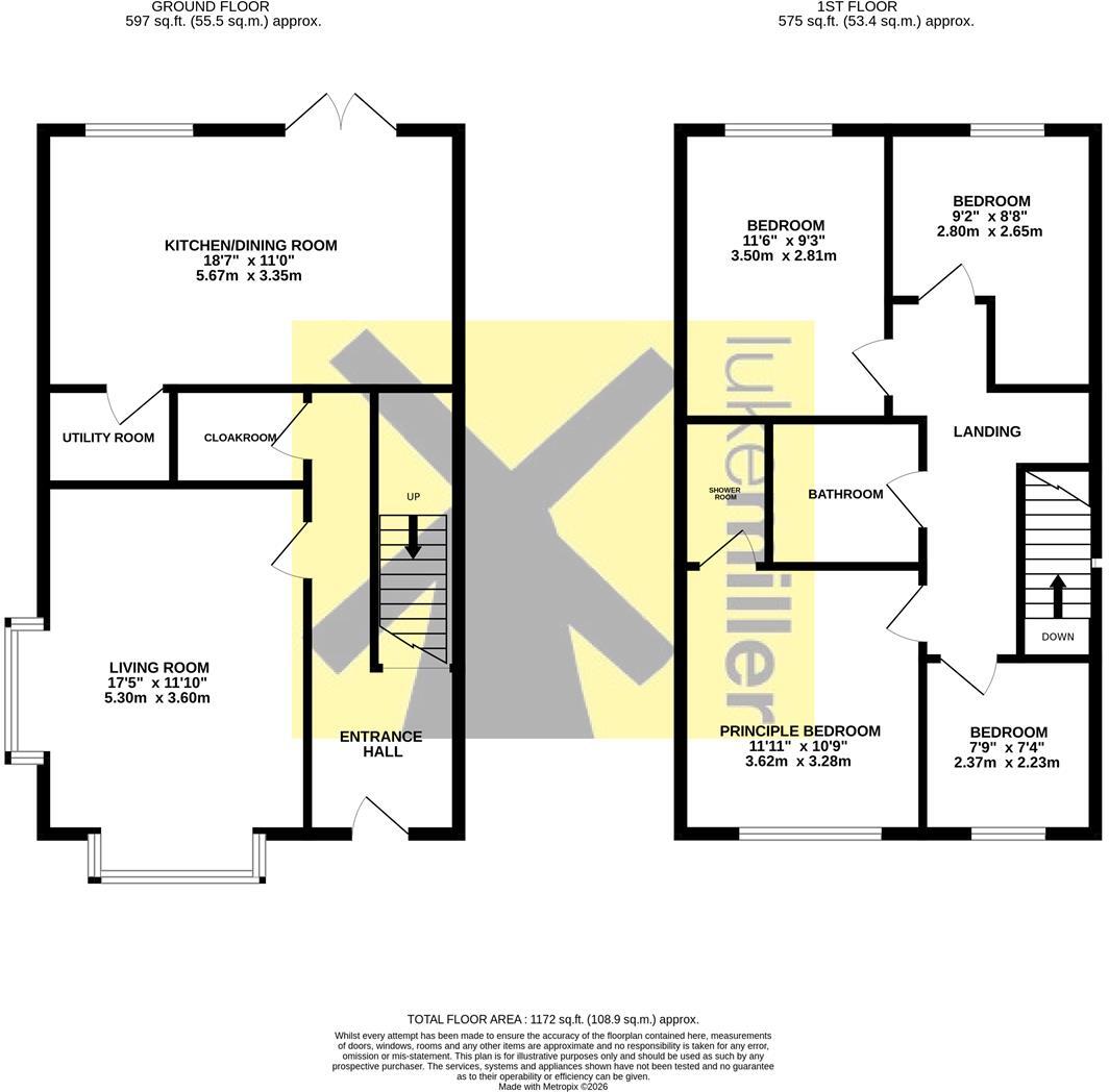 Woodland Way, Sowerby, Thirsk floorplan