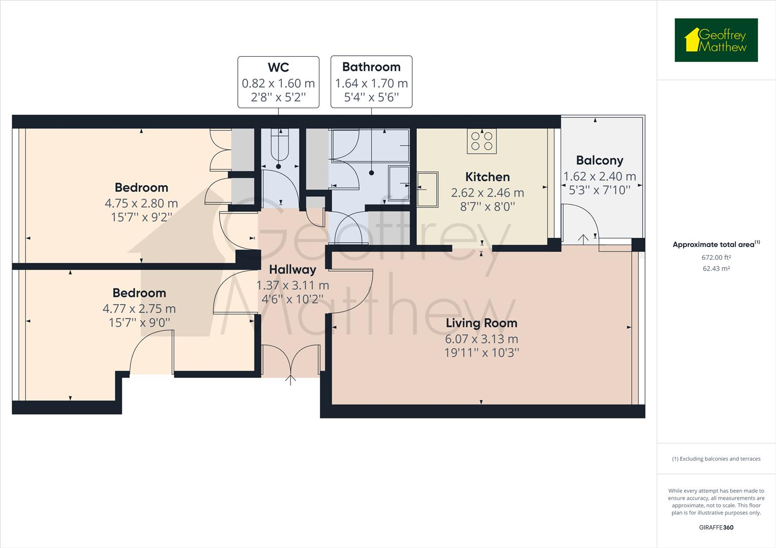 Brockles Mead, Harlow floorplan