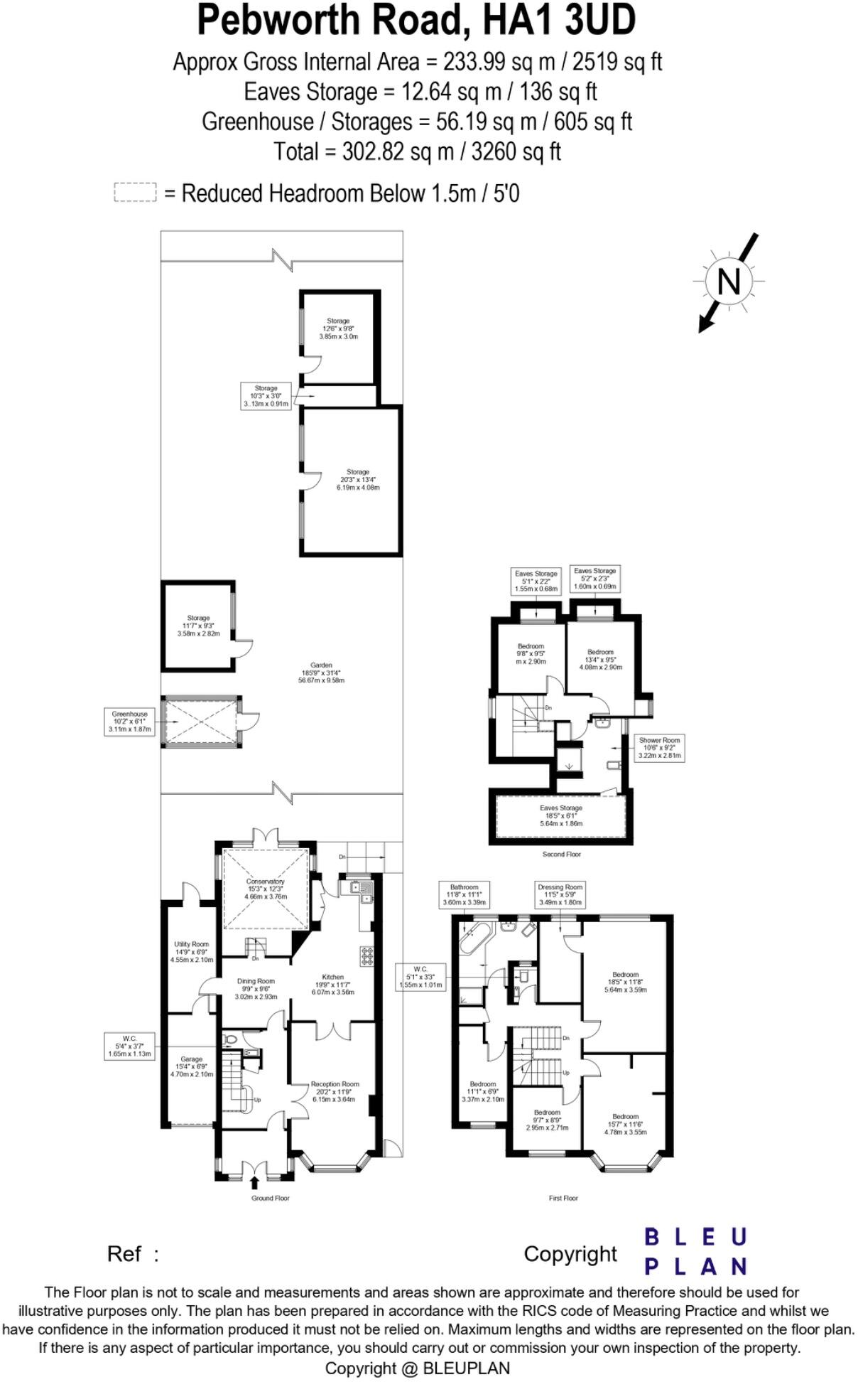 Pebworth Road, Harrow, Middlesex, HA1 floorplan