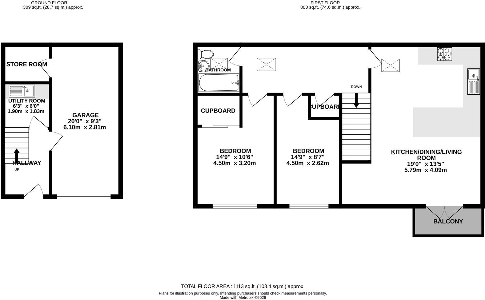 Fishtail Road, Burgess Hill floorplan