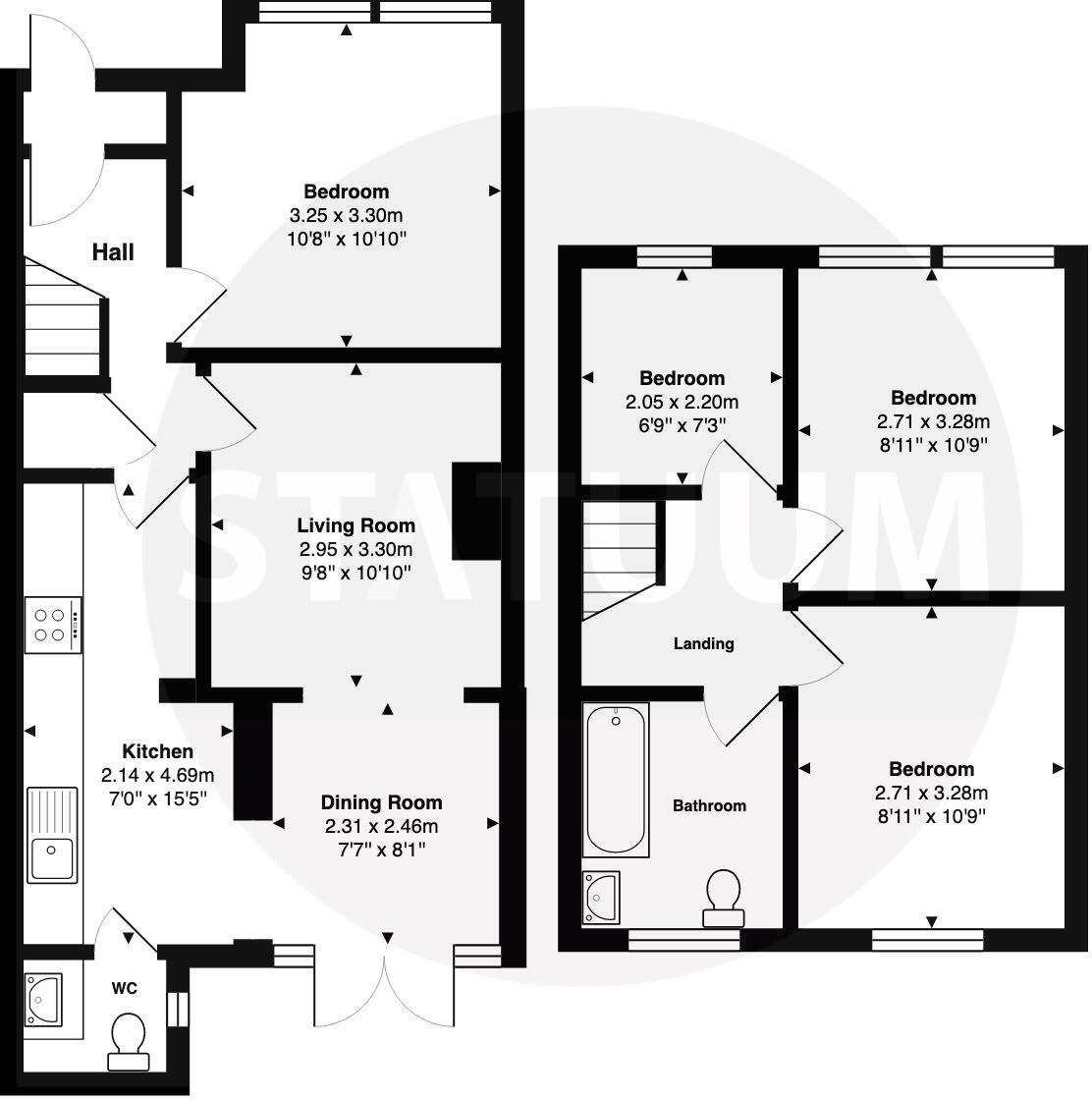 Westminster Gardens, Barking and Dagenham, IG11 floorplan