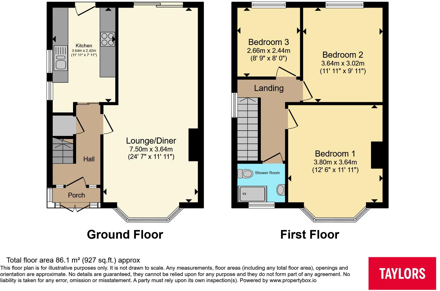 Baker Street, Luton, Bedfordshire, LU1 floorplan