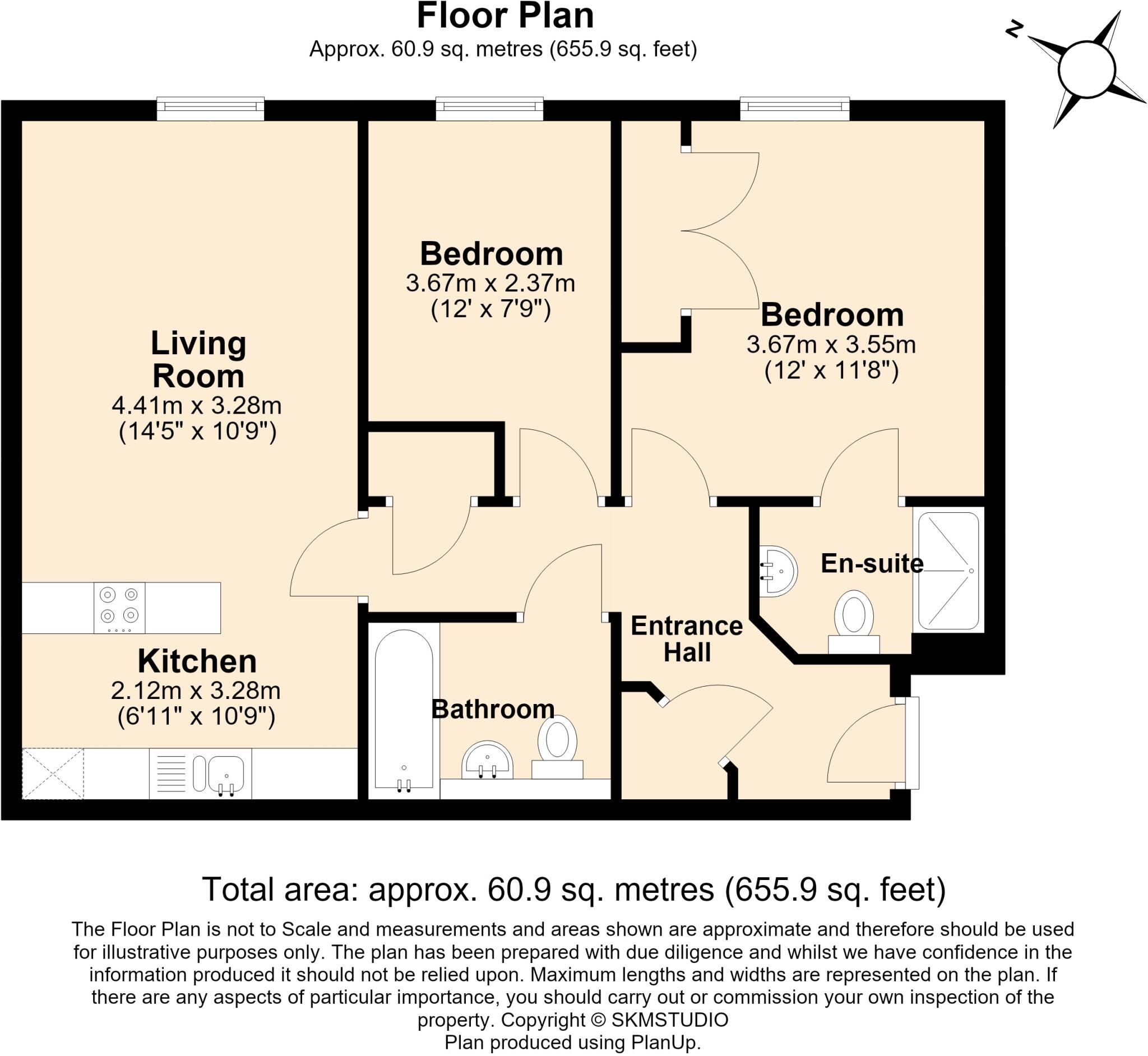 Callaghan Court, High Street, Berkhamsted, Hertfordshire, HP4 2FQ floorplan