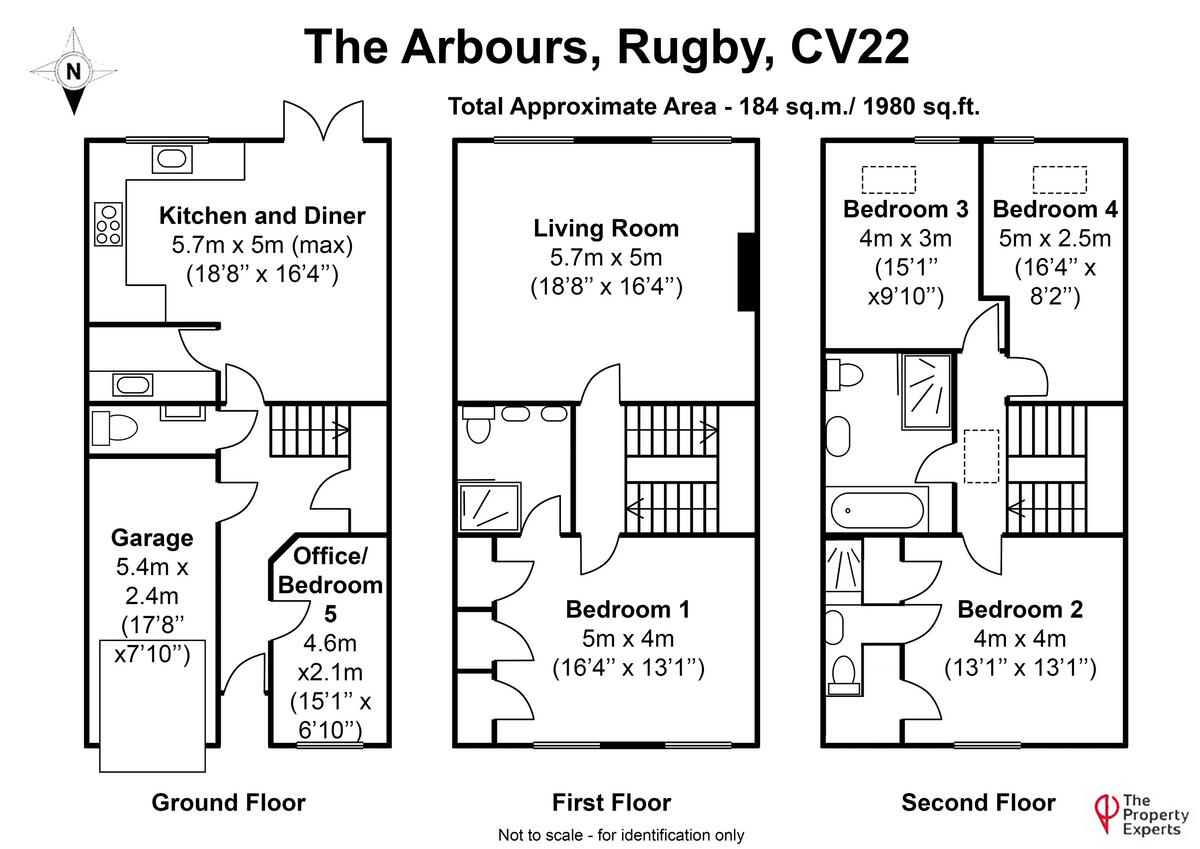 The Arbours, Rugby, CV22 floorplan