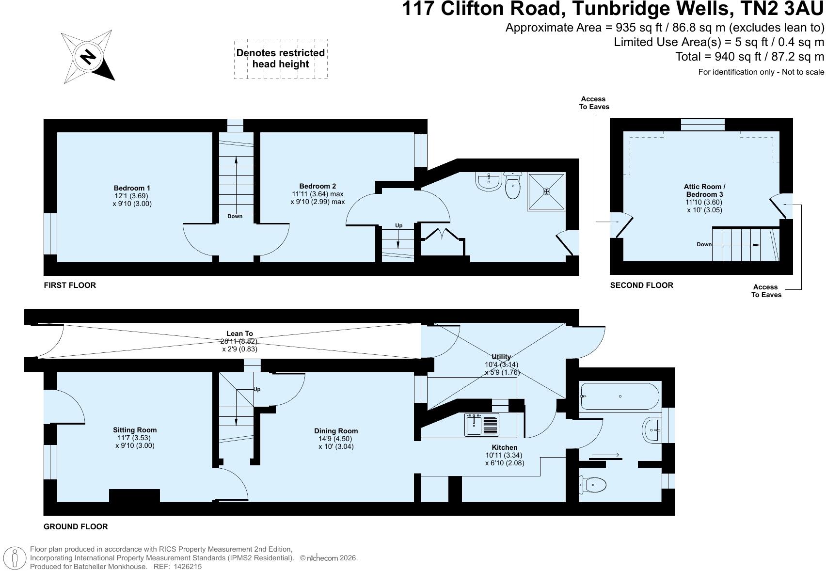Clifton Road, Tunbridge Wells floorplan