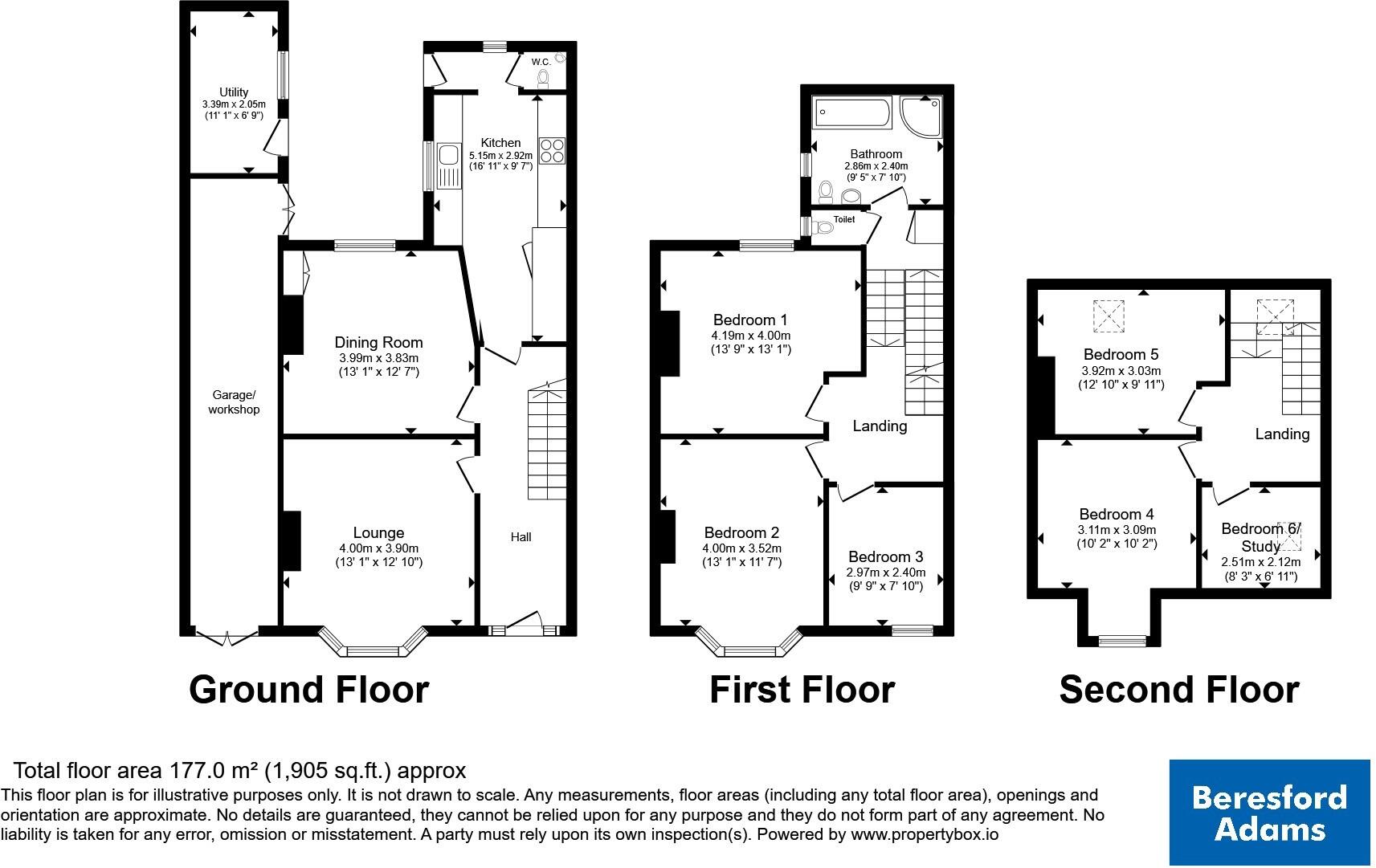 Llewelyn Road, Colwyn Bay, Conwy, LL29 floorplan