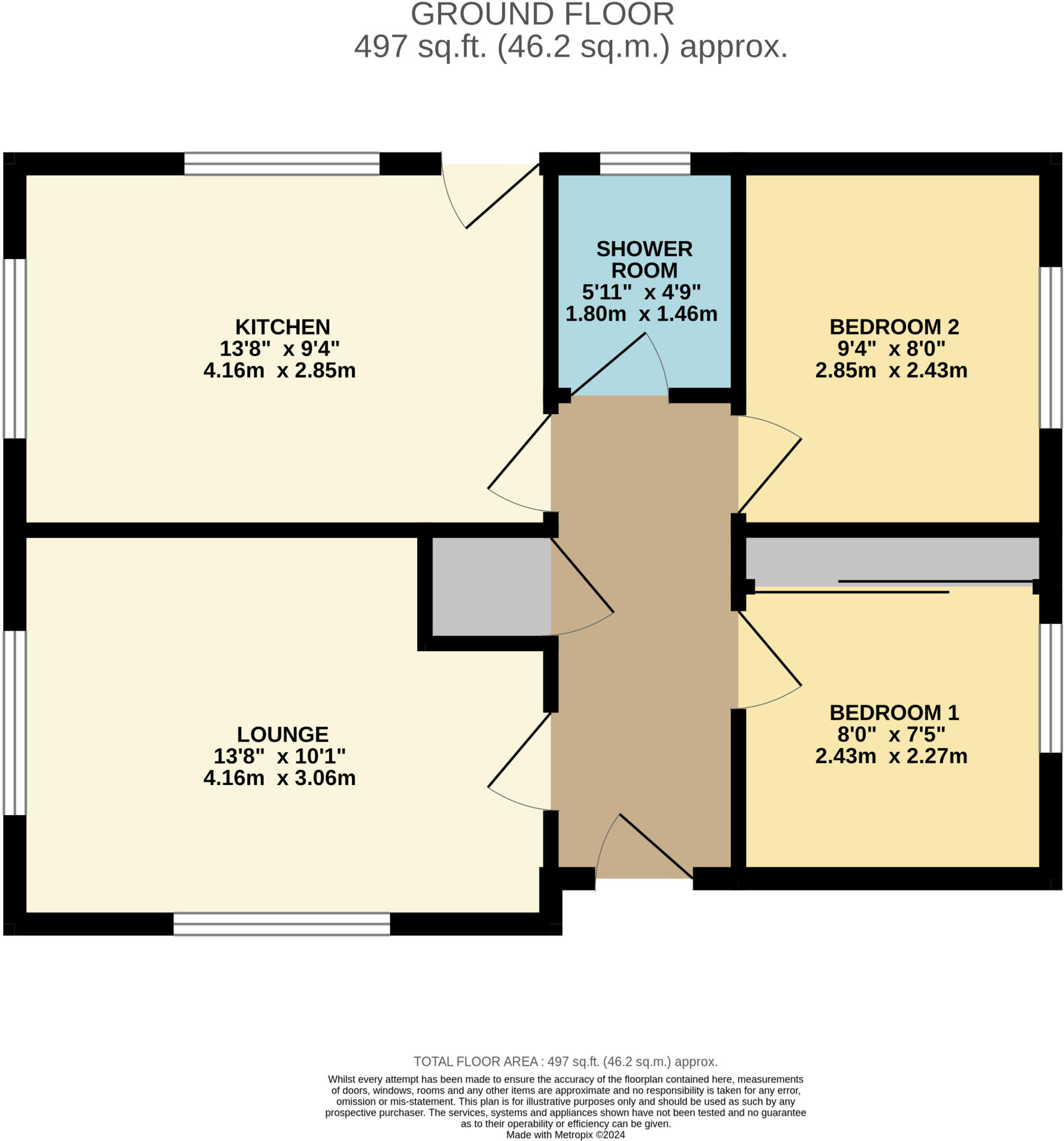 Kingsmead Park, Swinhope, Market Rasen, LN8 floorplan