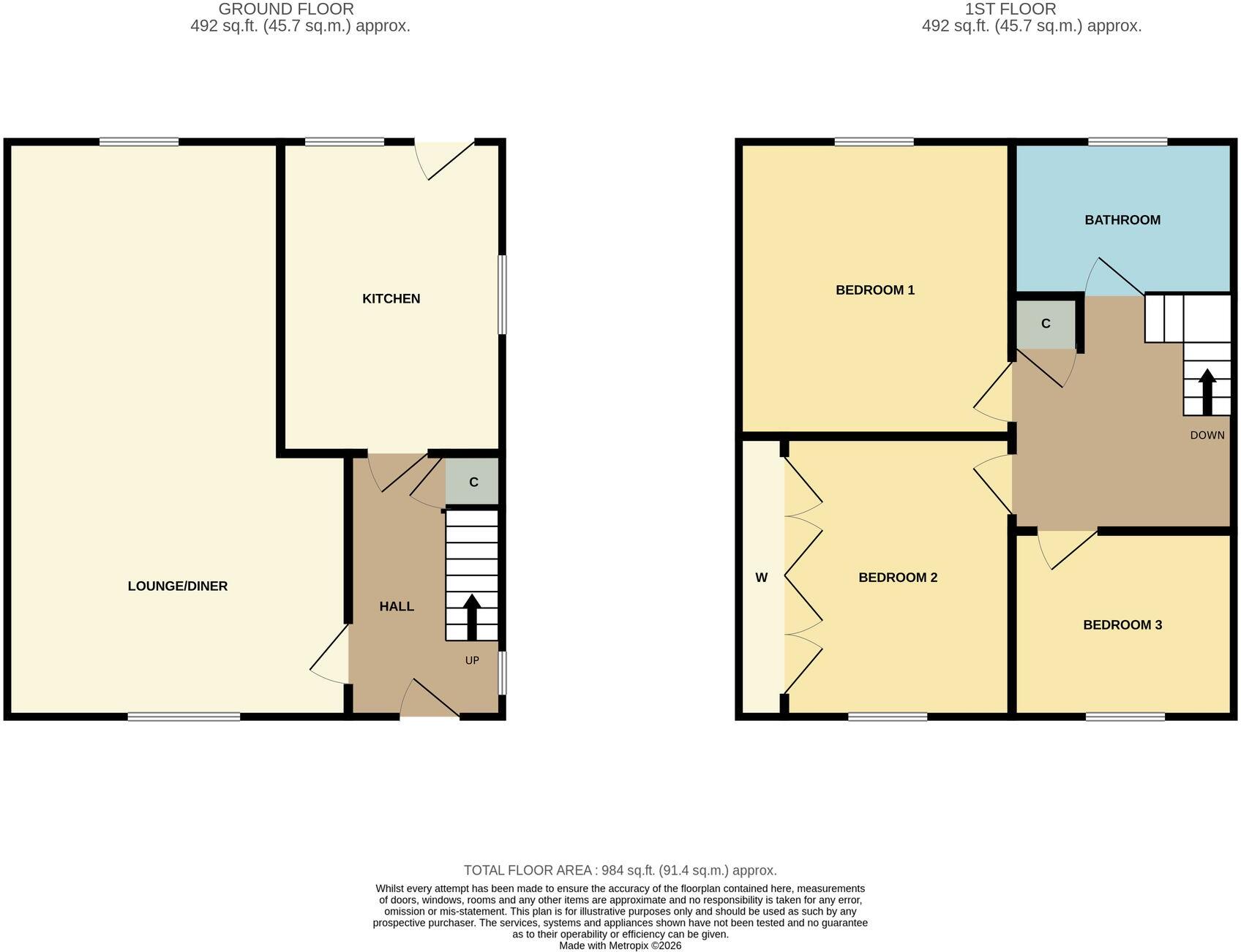 Willow Drive, Middlesbrough, TS6 floorplan