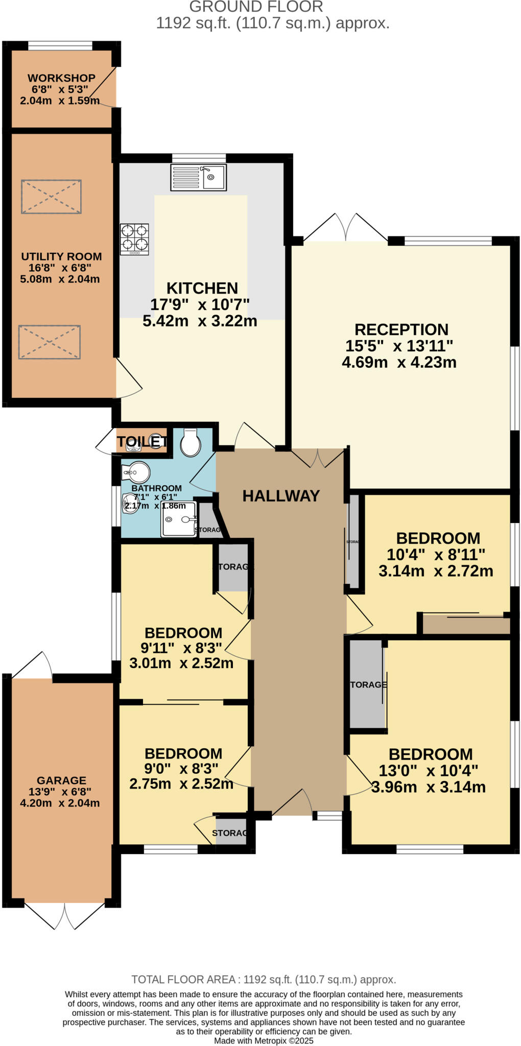 Tennyson Road, Hutton, CM13 floorplan