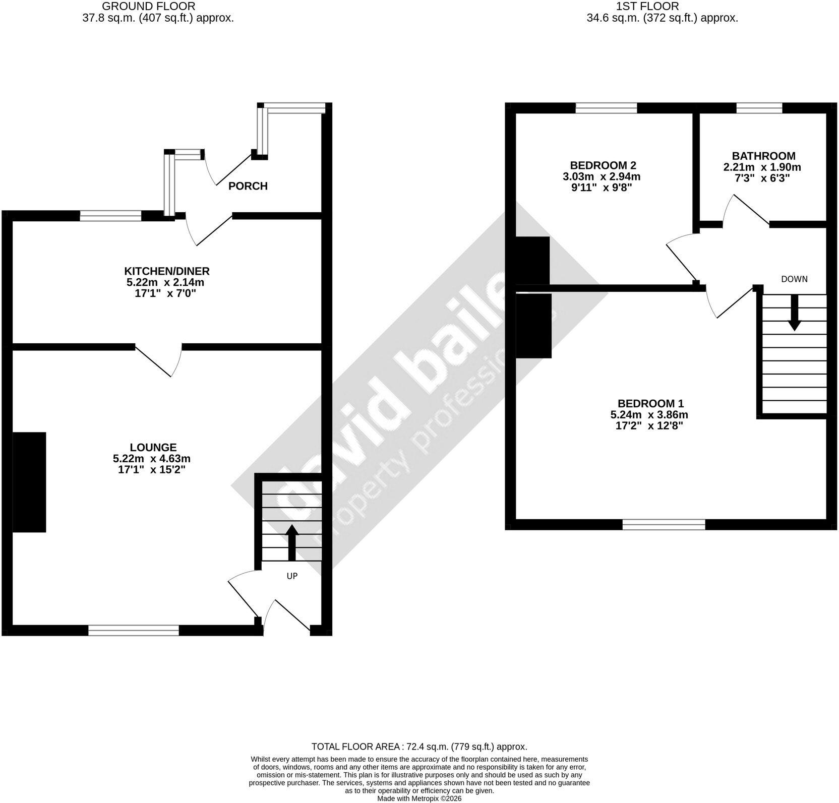 Wardle Street, Stanley, DH9 floorplan