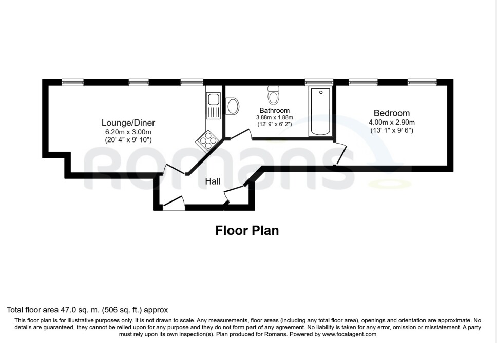 Frederick Street, Aldershot, Hampshire floorplan
