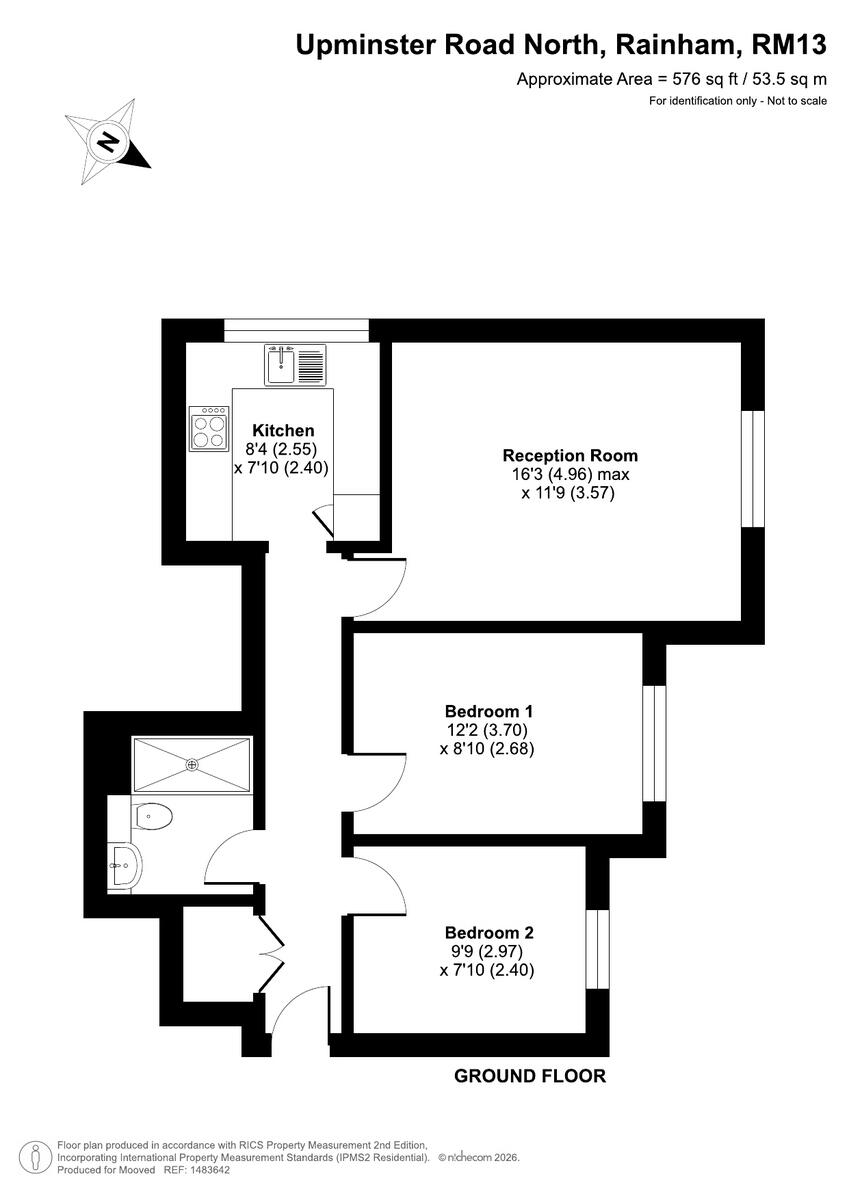 Upminster Road, Rainham, RM13 9 floorplan