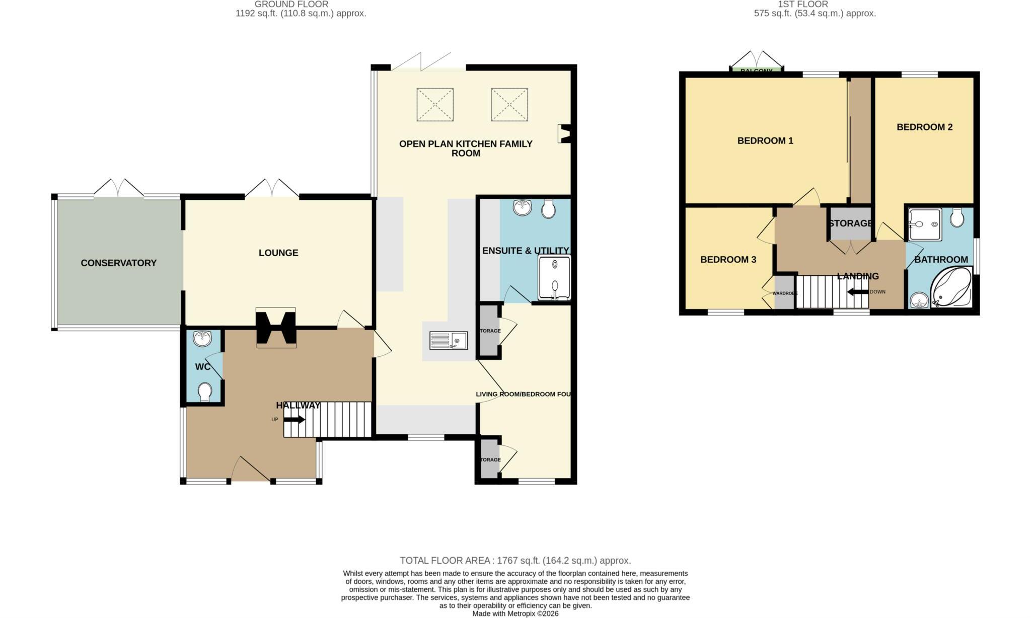 Heath Dale, Bebington floorplan