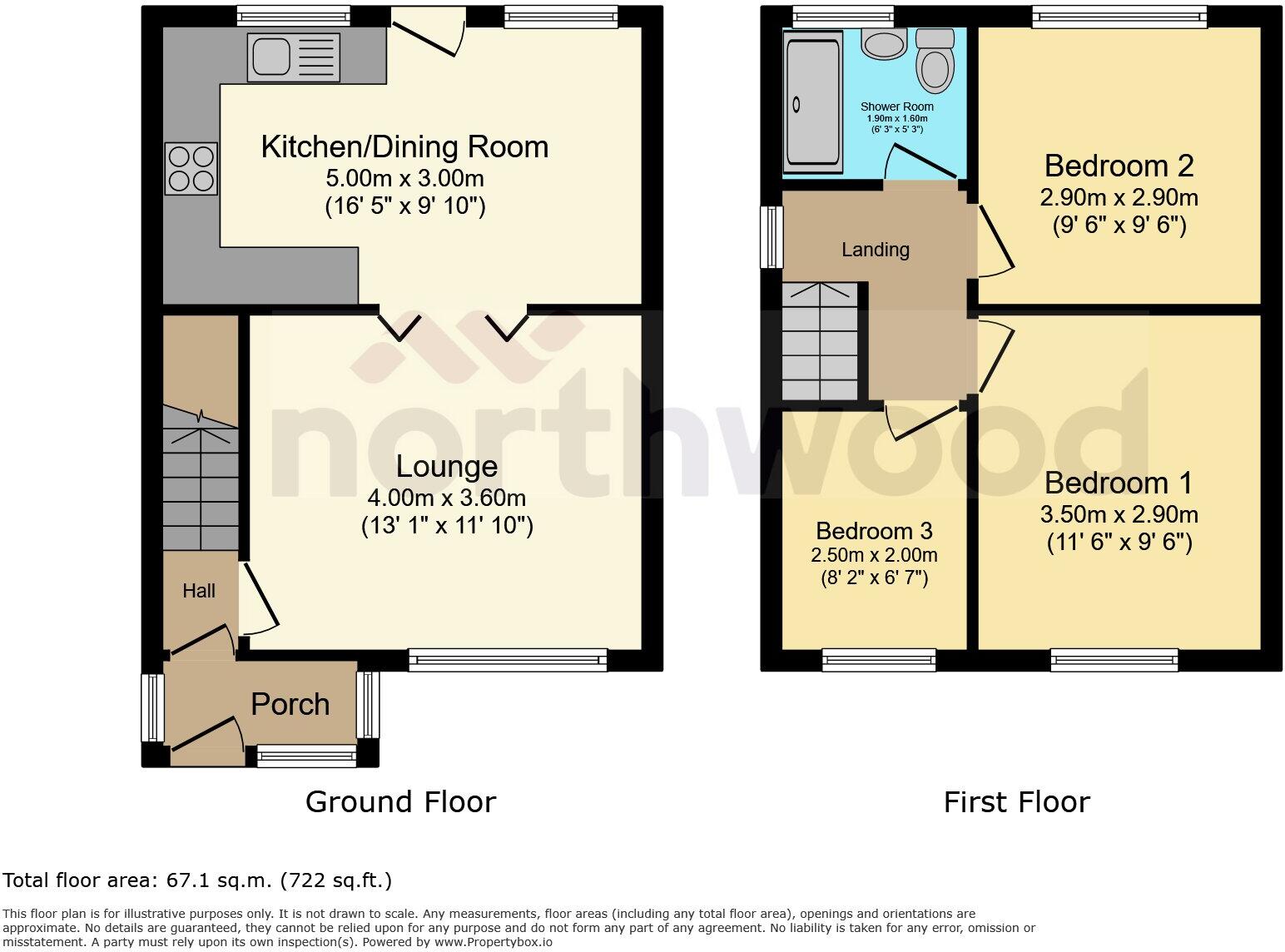 Vicarage Close, Springhead, Saddleworth, OL4 floorplan
