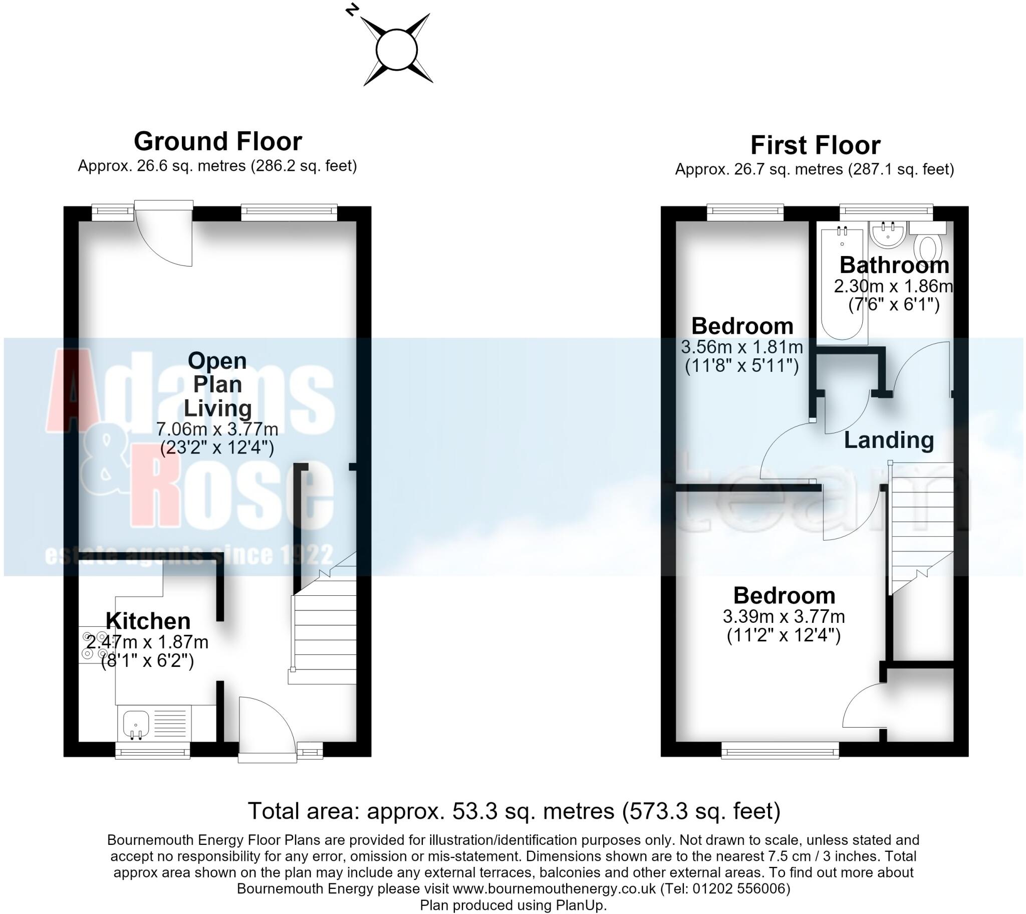 Chaffinch Close, Creekmoor, Poole, Dorset, BH17 floorplan