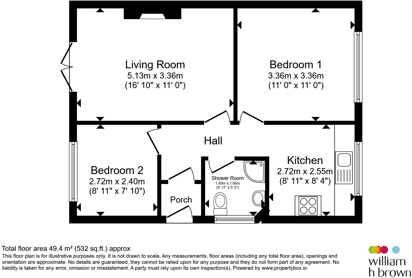 St. Abbs Walk, Bradford floorplan
