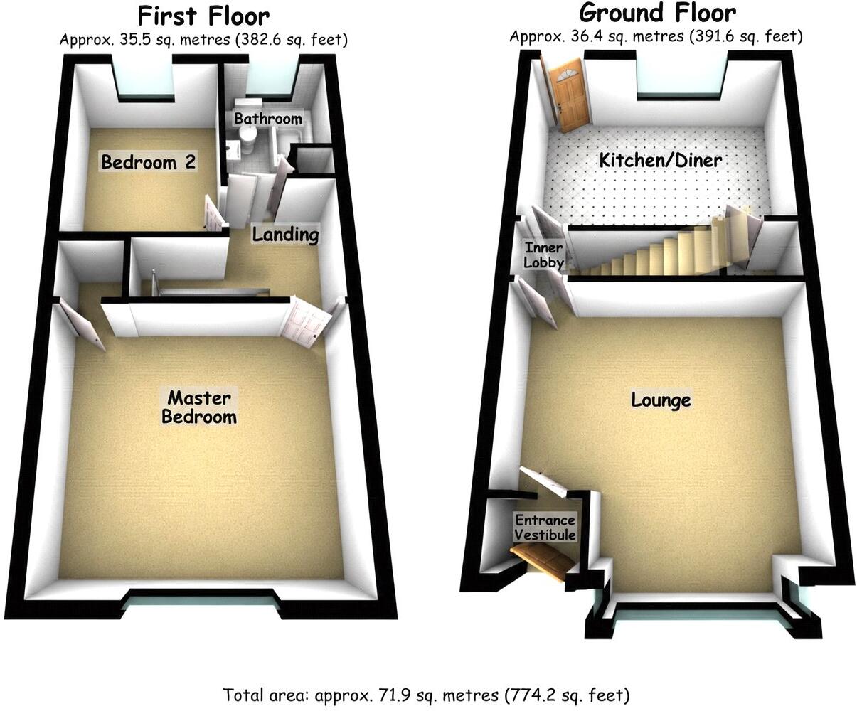 Gordon Avenue, Oldham, Greater Manchester, OL4 floorplan