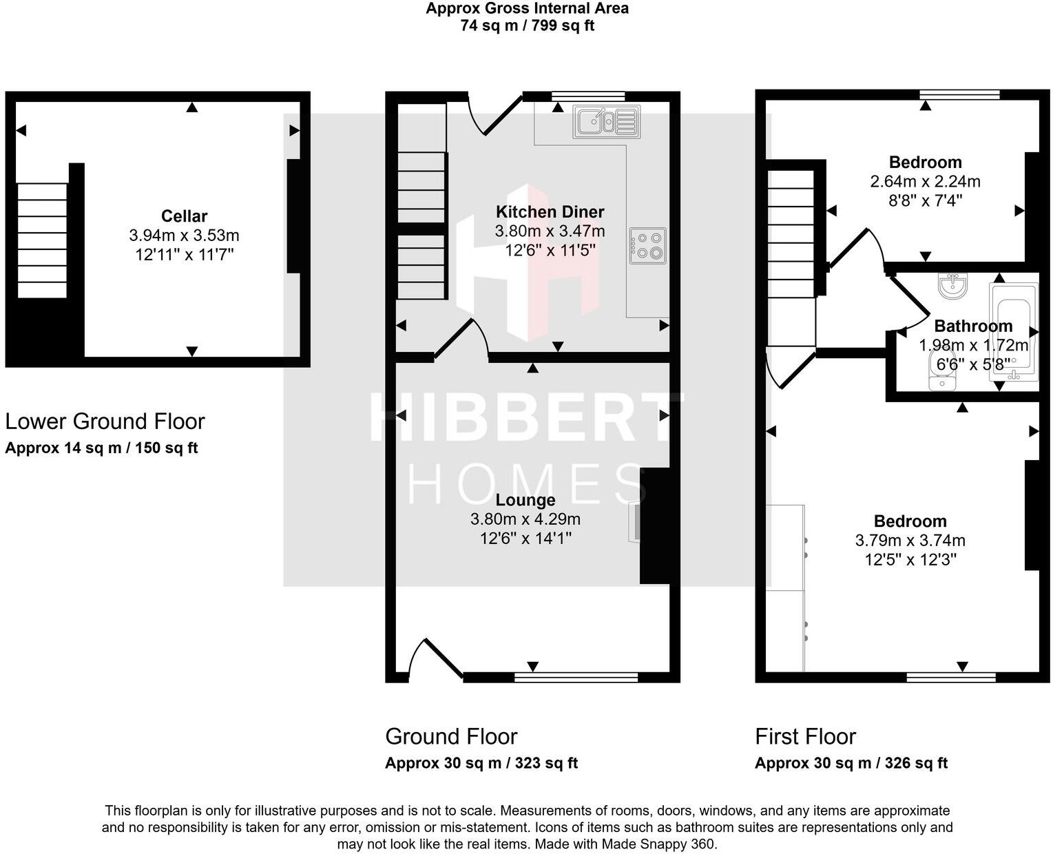 Winifred Road, Stockport, SK2 floorplan