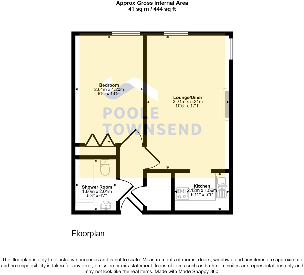 14 Strand Court, The Esplanade, Grange over Sands floorplan