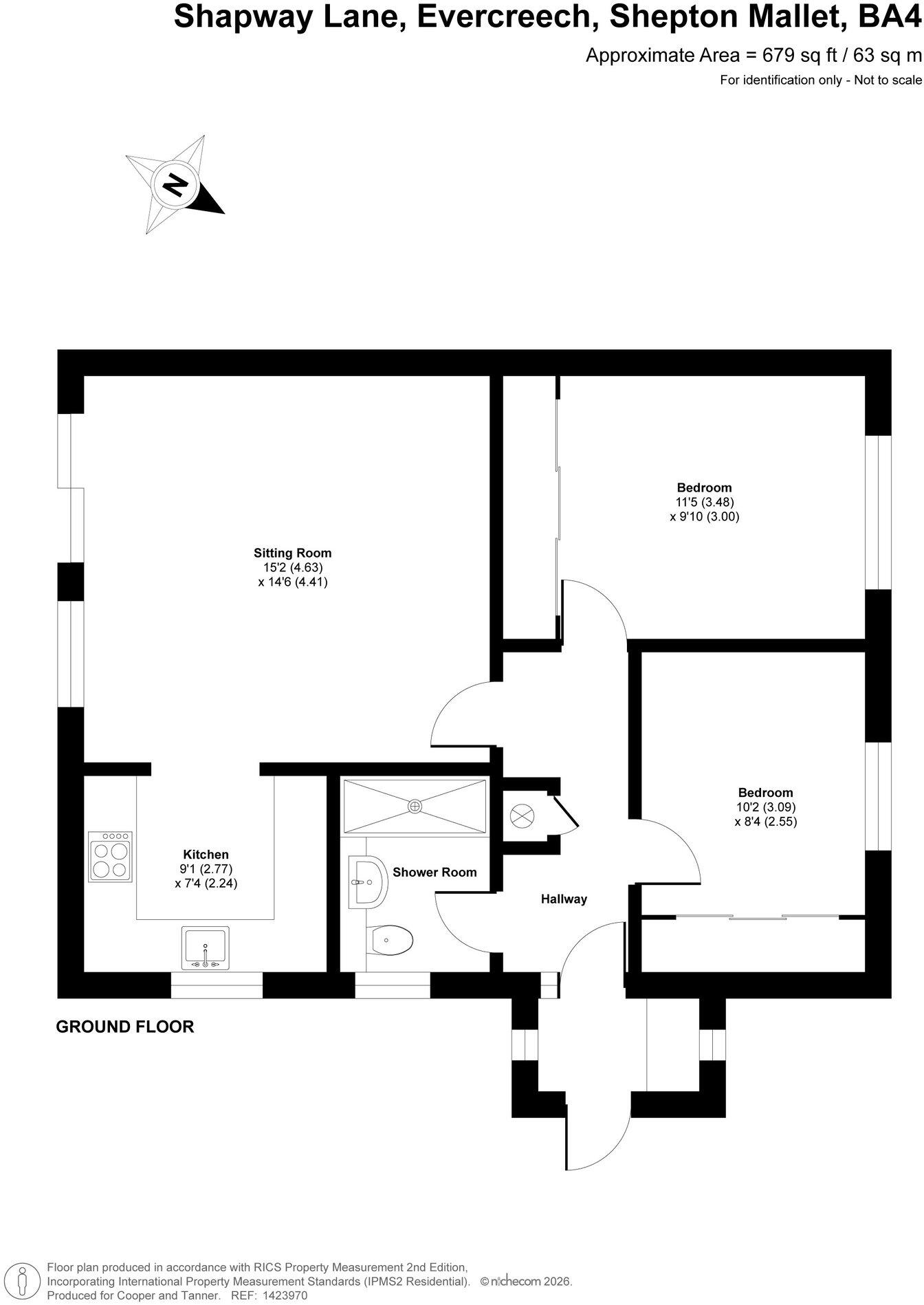 Glen Court, Shapway Lane Evercreech, BA4 floorplan