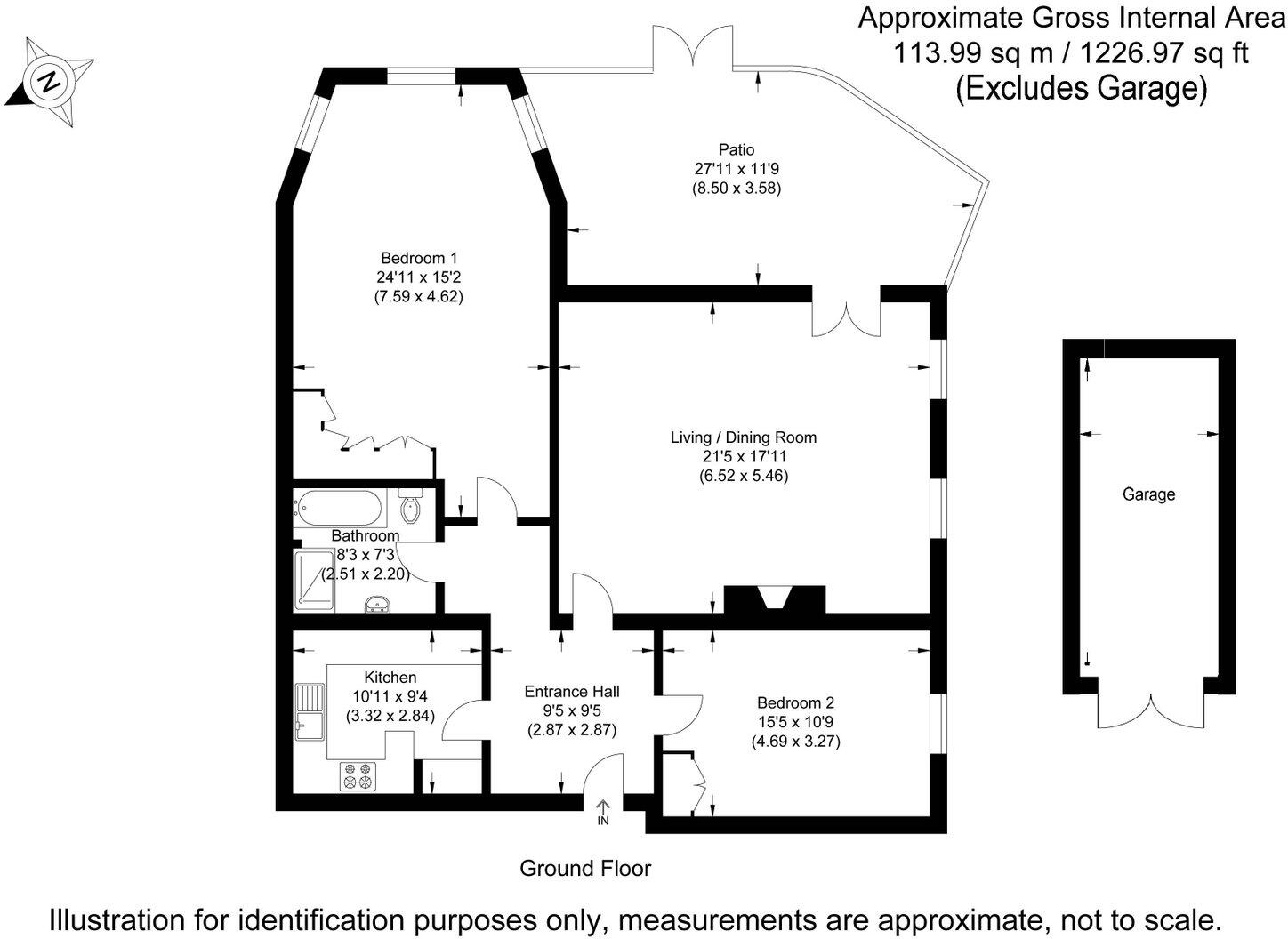 Castle House, Old Bath Road, Newbury, RG14 1QL floorplan