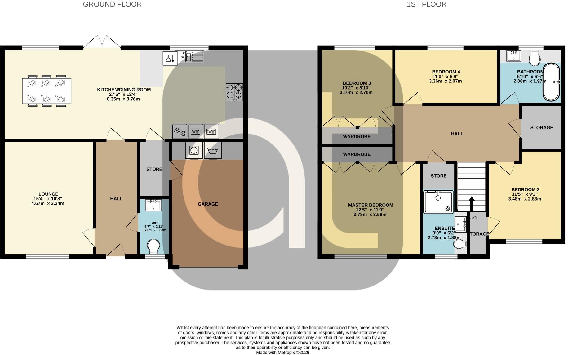 41 Lind Place, Dennyloanhead, Bonnybridge, Falkirk, FK4 1NQ floorplan