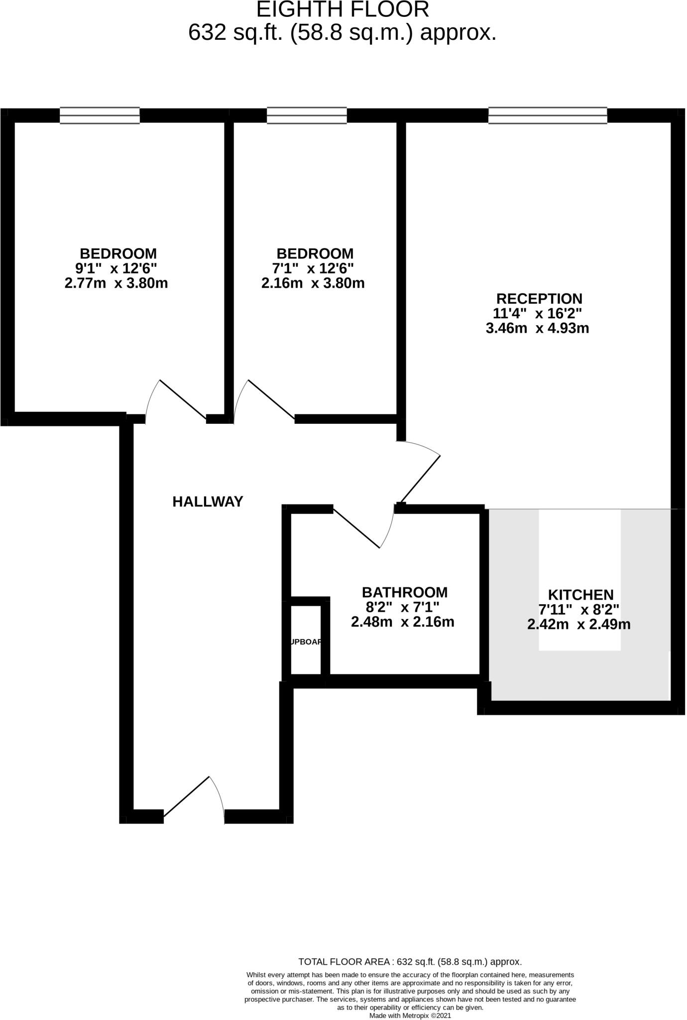 Tennyson, 1 Saffron Central Square, East Croydon, CR0 floorplan