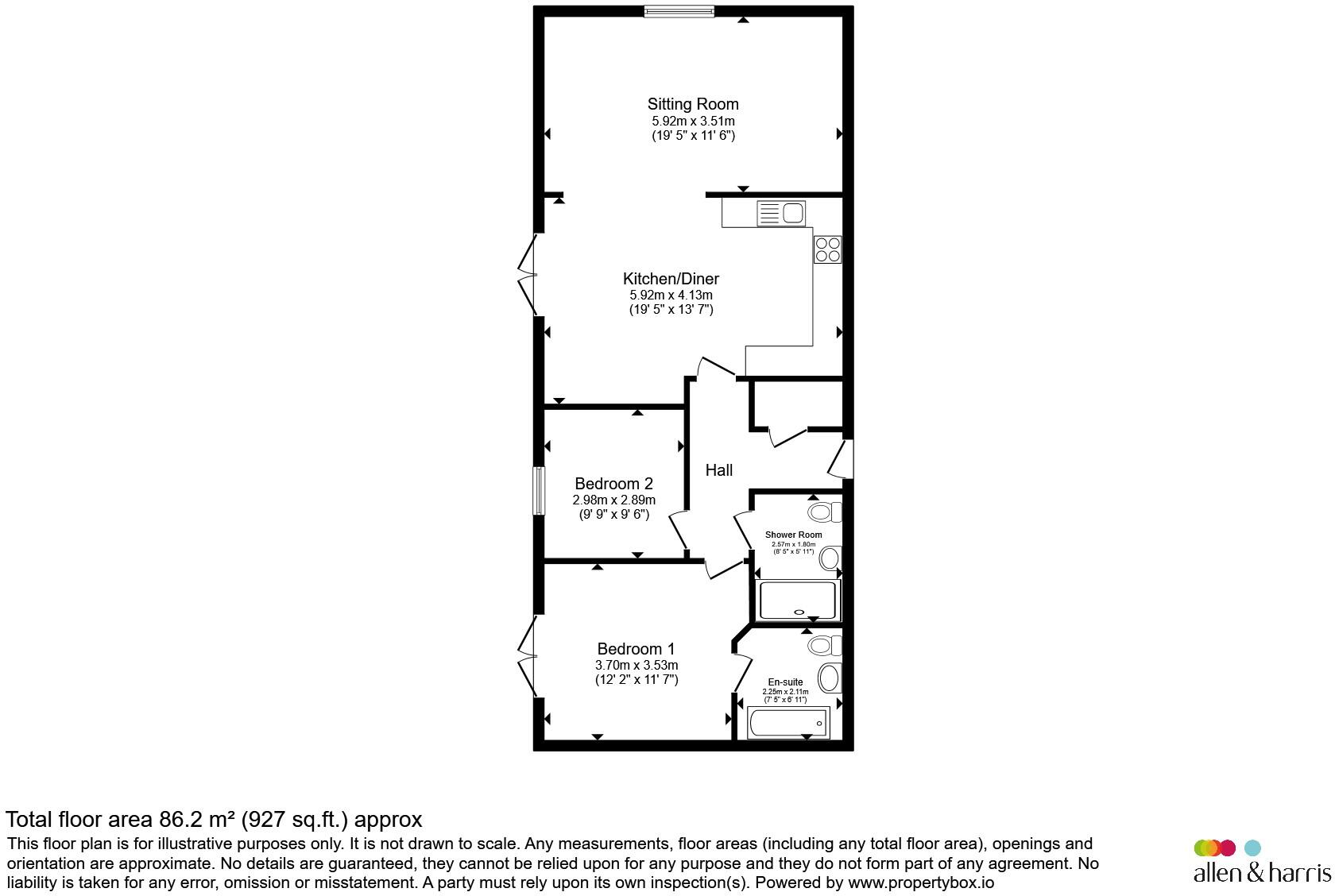 Windrush Heights, Windrush, Burford floorplan