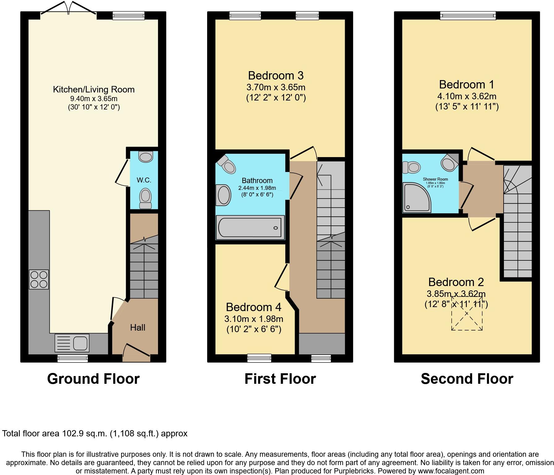 Two Mile Hill Road, Bristol, BS15 floorplan