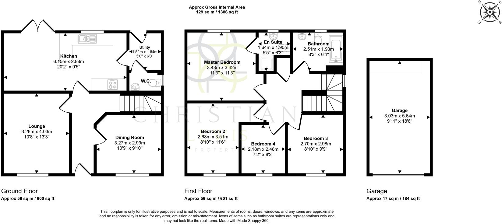 Snaffle Way, Evesham floorplan