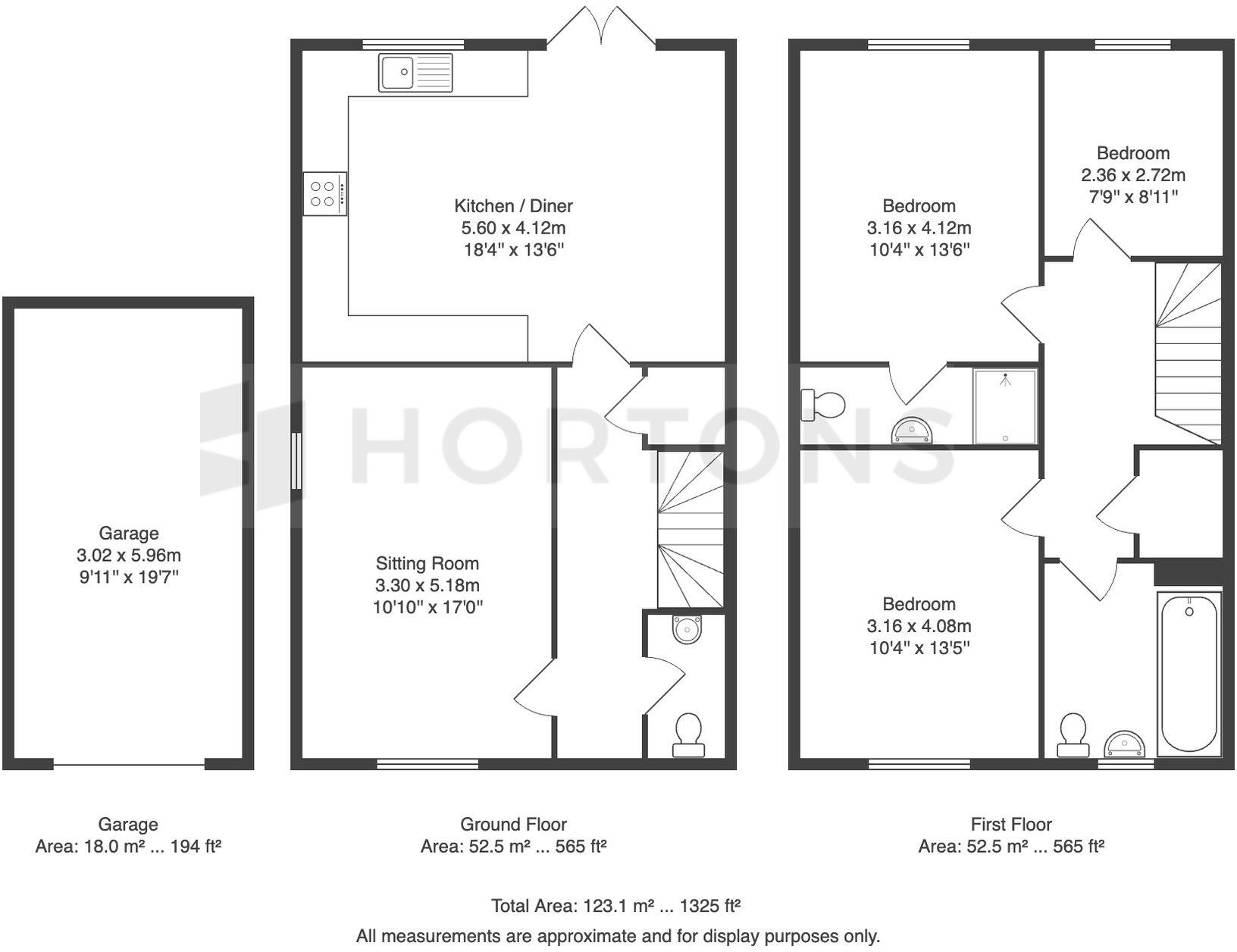 Lawrence Close, Banbury, OX16 floorplan
